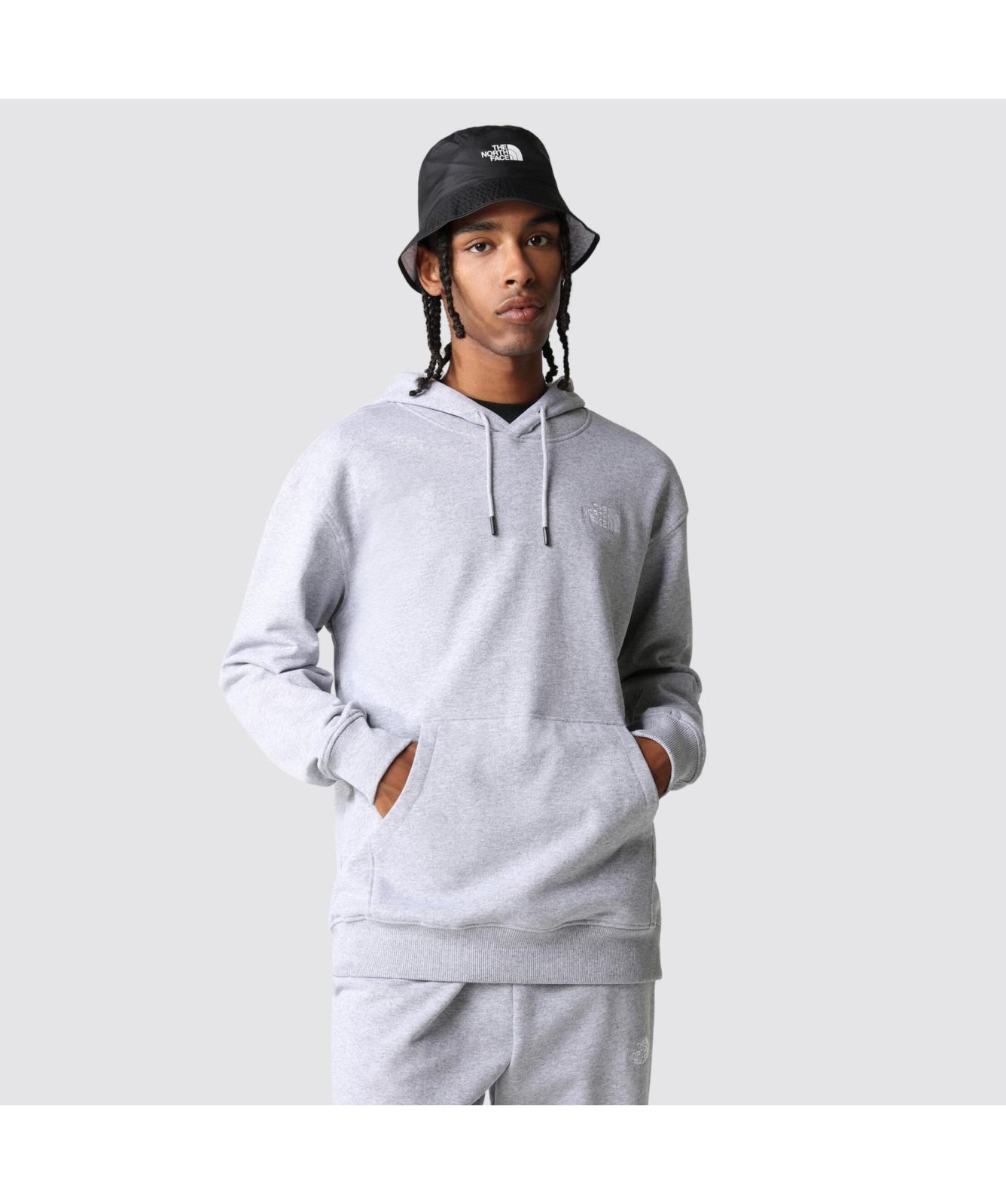 The North Face Essentials Hoodie | Light Grey-NF0A7ZJ9DYX1 