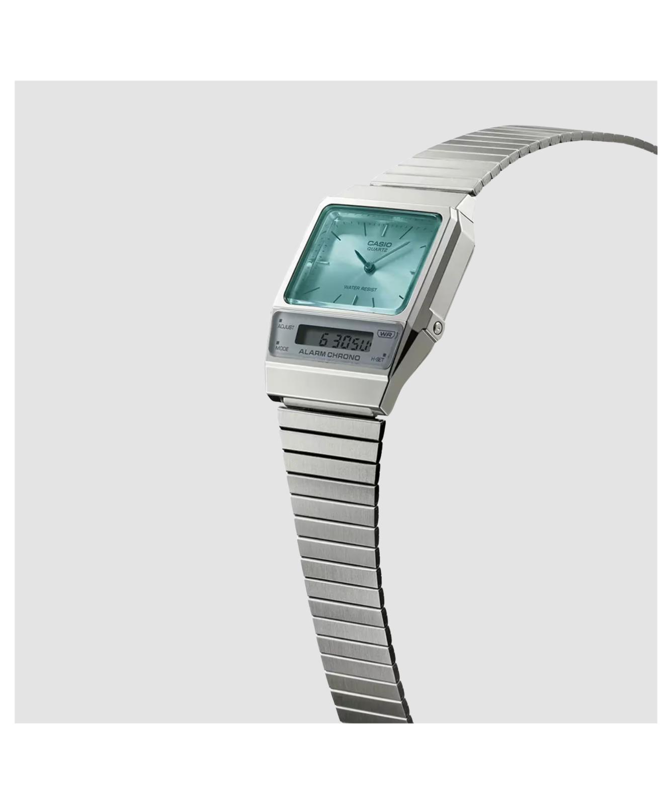 CASIO Watch | AQ-800EC-2AEF Watch | Silver / Teal - AQ-800EC-2AEF