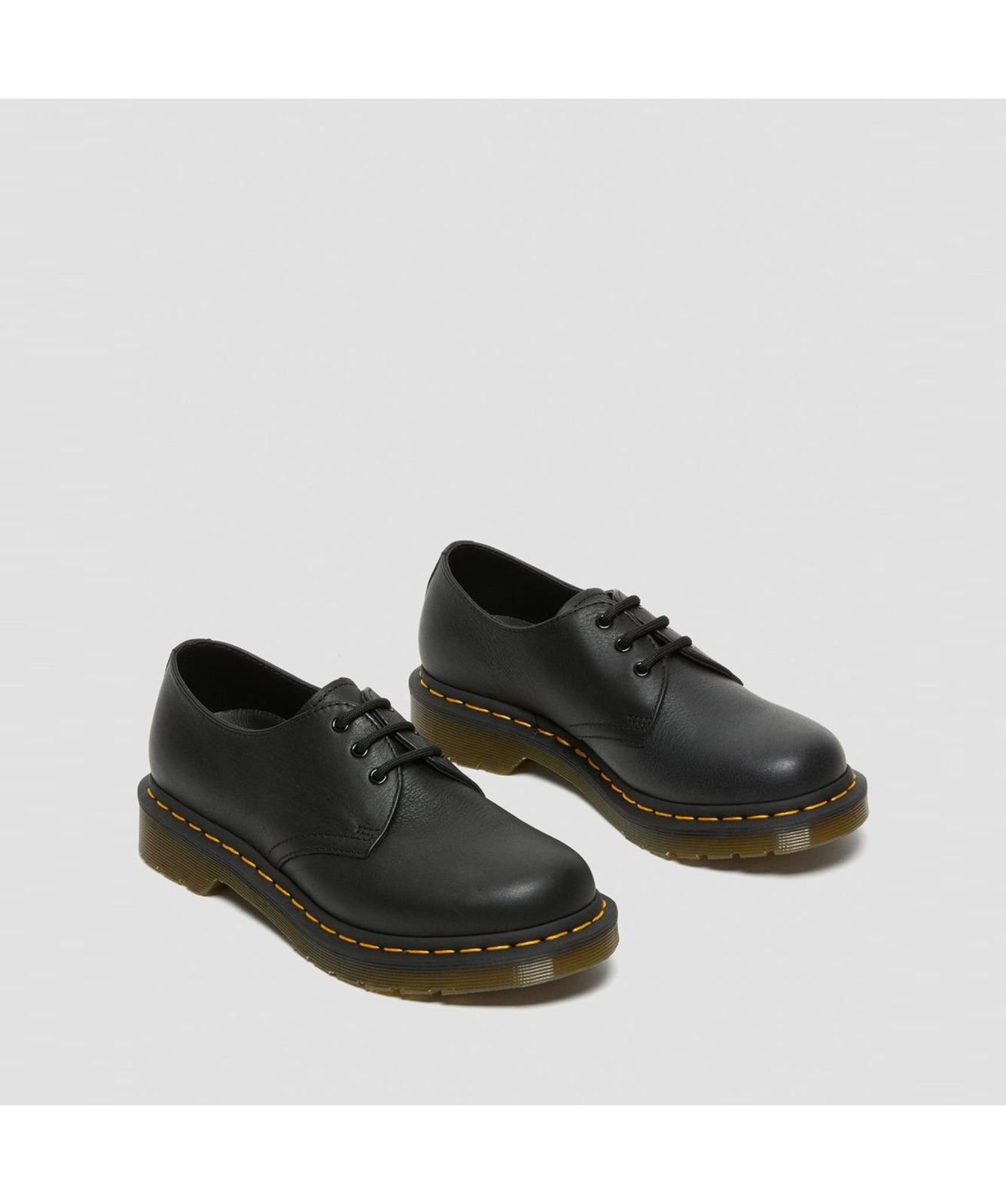Dr. Martens 1461 Virginia Leather Womens Shoes | Black