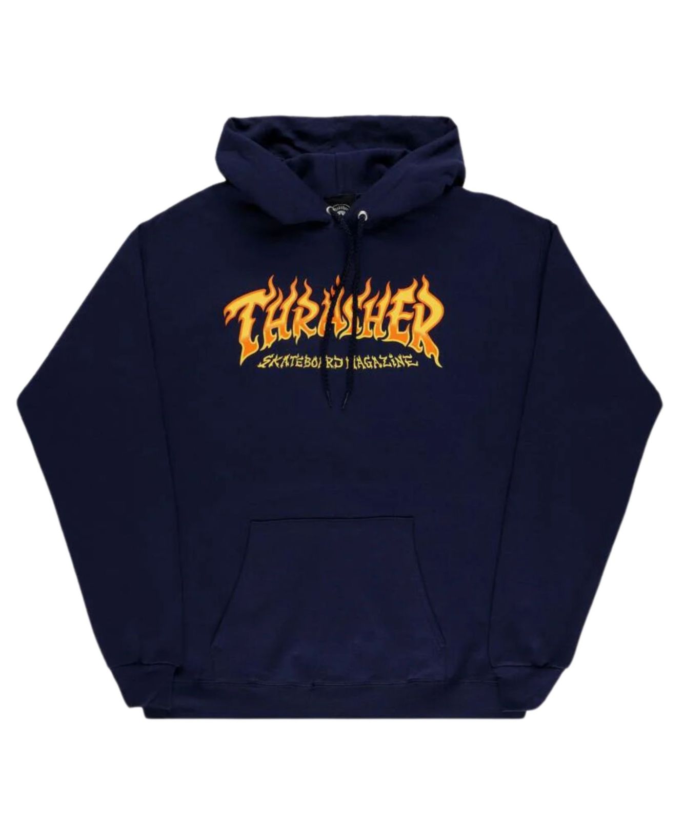 Thrasher Fire Logo Hoodie Navy 144893