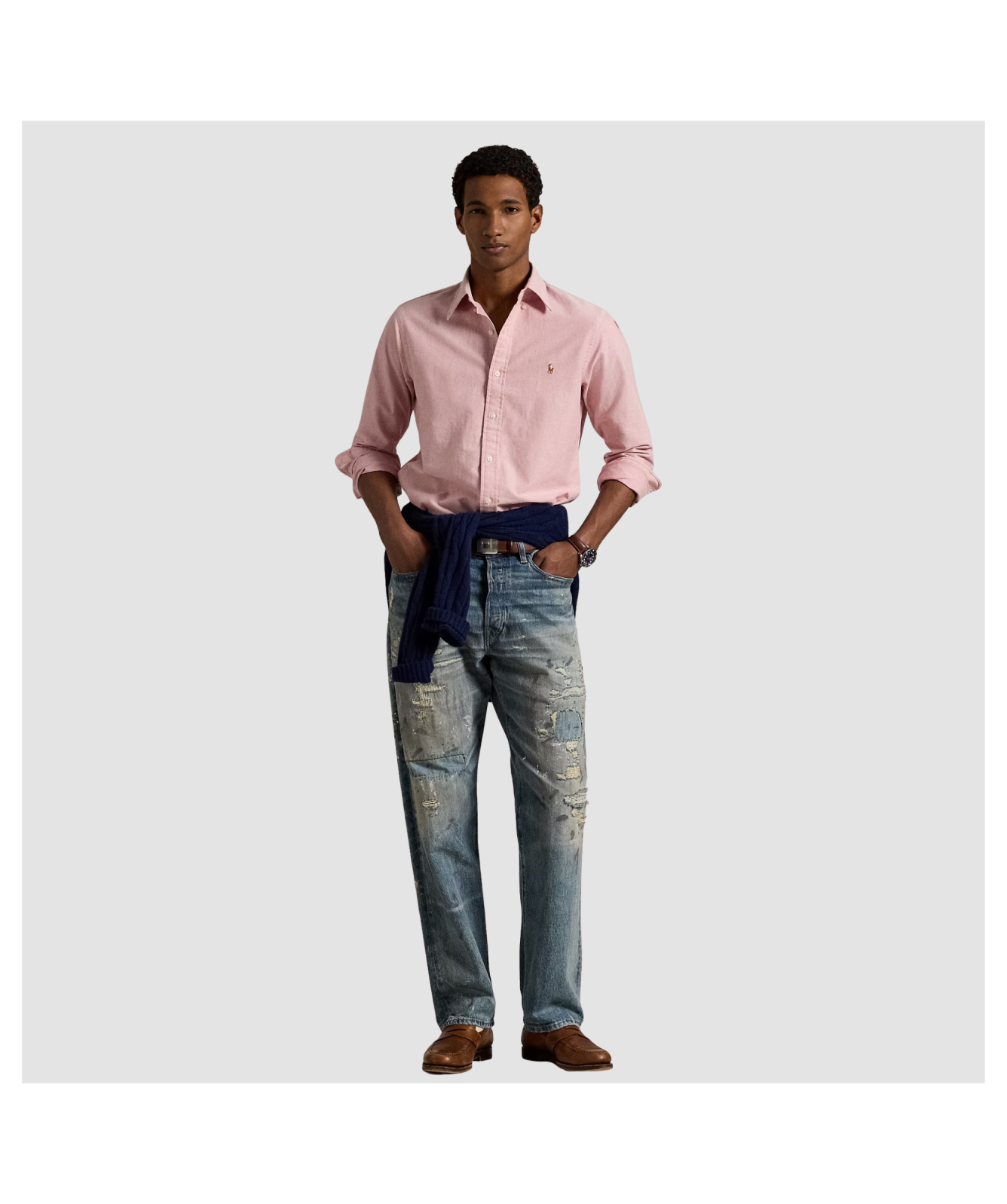 Polo Ralph Lauren Custom Fit Oxford Shirt | Adirondack Berry 