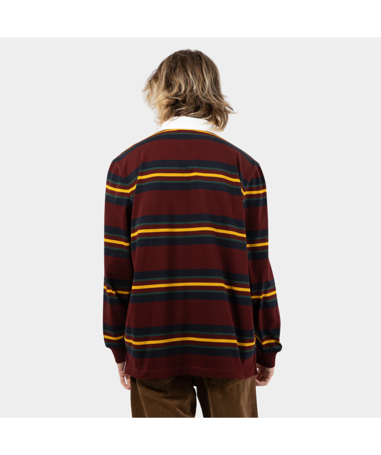 Carhartt WIP Long Sleeve Oregon Rugby Shirt | Wine 