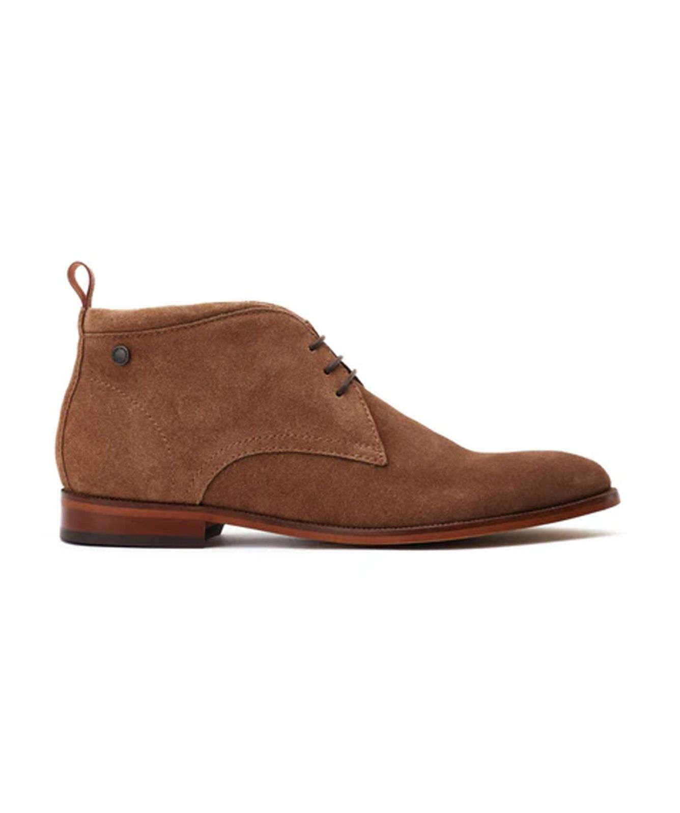 Base London Nolan Suede Mens Chukka Boots | Ginger - WV06153 display picture 3