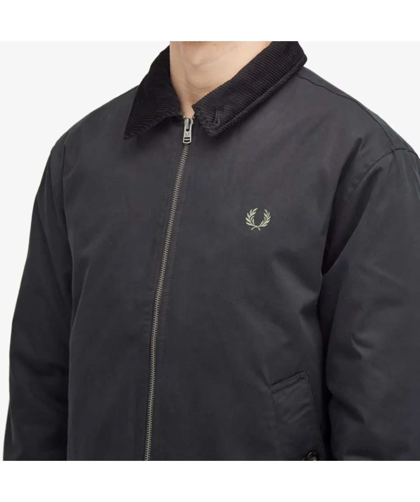 Fred Perry The Caban Jacket | Black - J8535