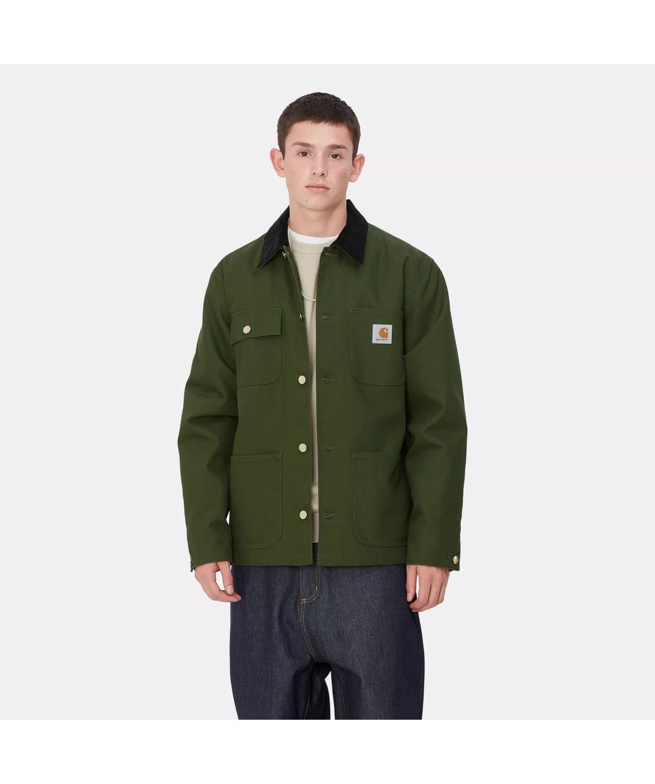 Carhartt WIP Michigan Chore Coat (Winter) | Black - I015261_00E_01