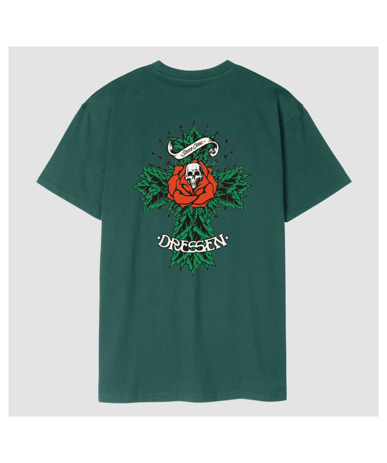 OLD Santa Cruz DRESSEN ROSE 薔薇Tシャツ XL 灰 Santa Cruz Dressen Rose Solo T-Shirt | PacSun