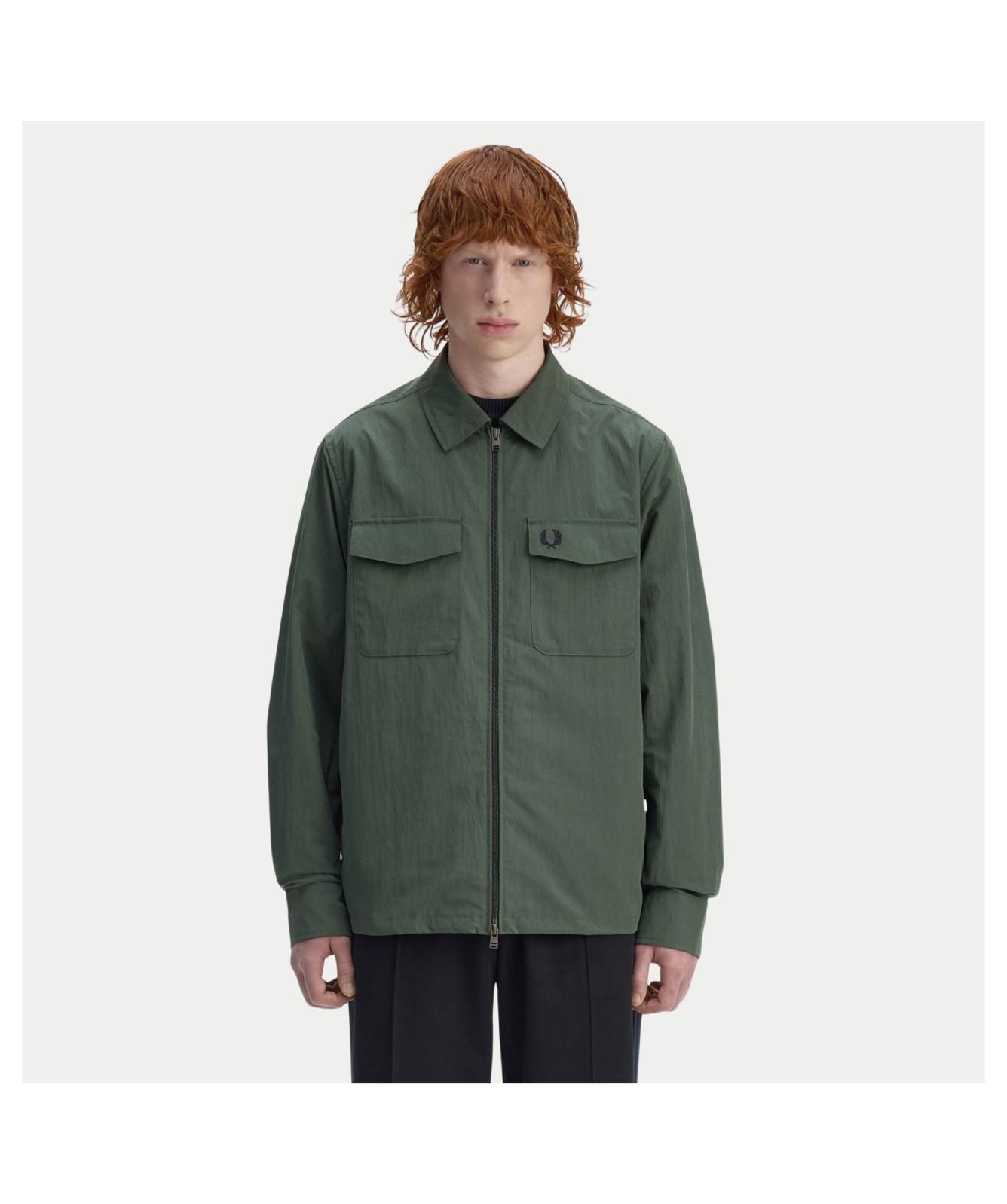 Fred Perry Zip Through Overshirt | Kular Fashion Fred Perry Zip Through Overshirt | Kular Fashion