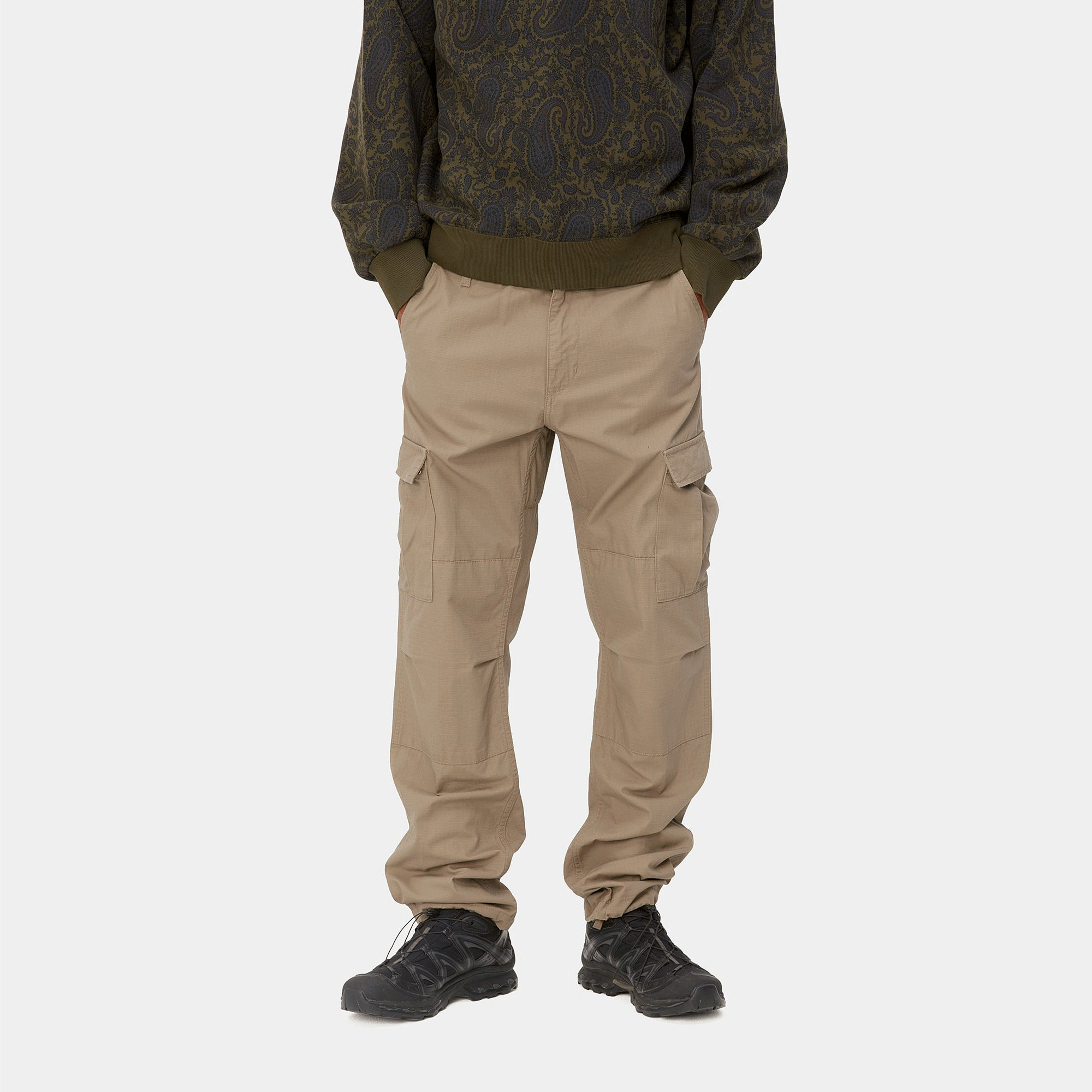 Carhartt Aviation Pant | Beige I009578-8Y02 at kular fashion