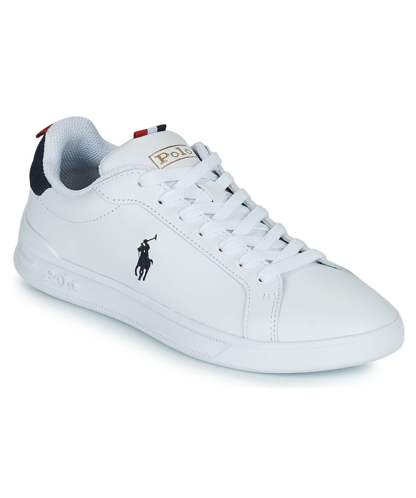 Polo Ralph Lauren Heritage Court II Leather Trainer White