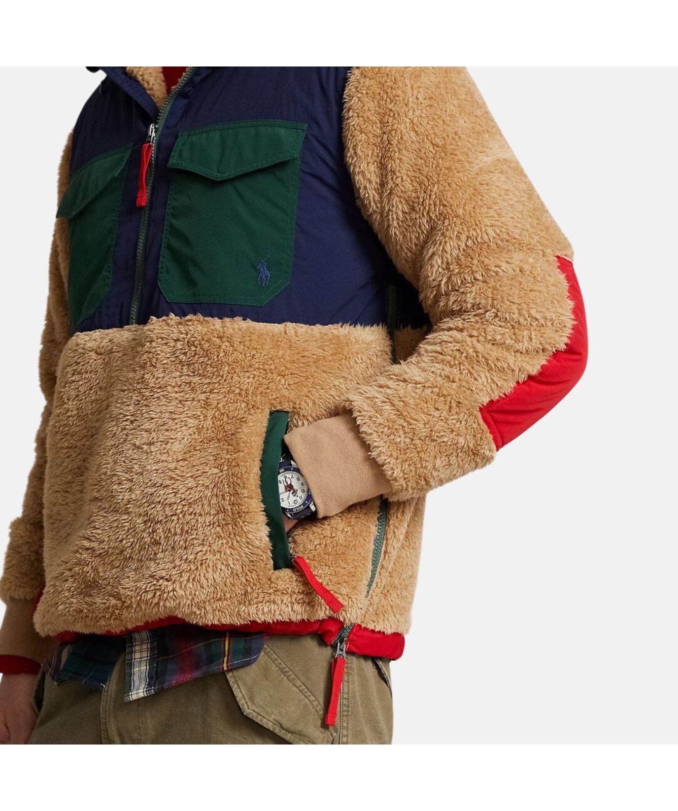 Polo Ralph Lauren Half Zip Hybrid Jacket - 710880442002