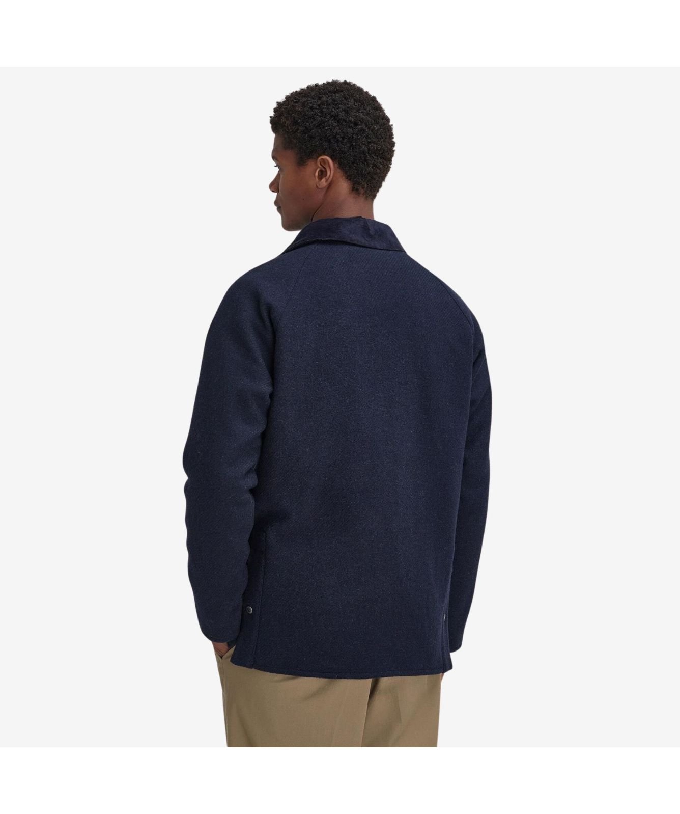 美品 Barbour Bedale Wool NAVY ブリステックスツイード Barbour Bedale Wool Men's Jacket | Navy-MWO0283NY73-Charcoal