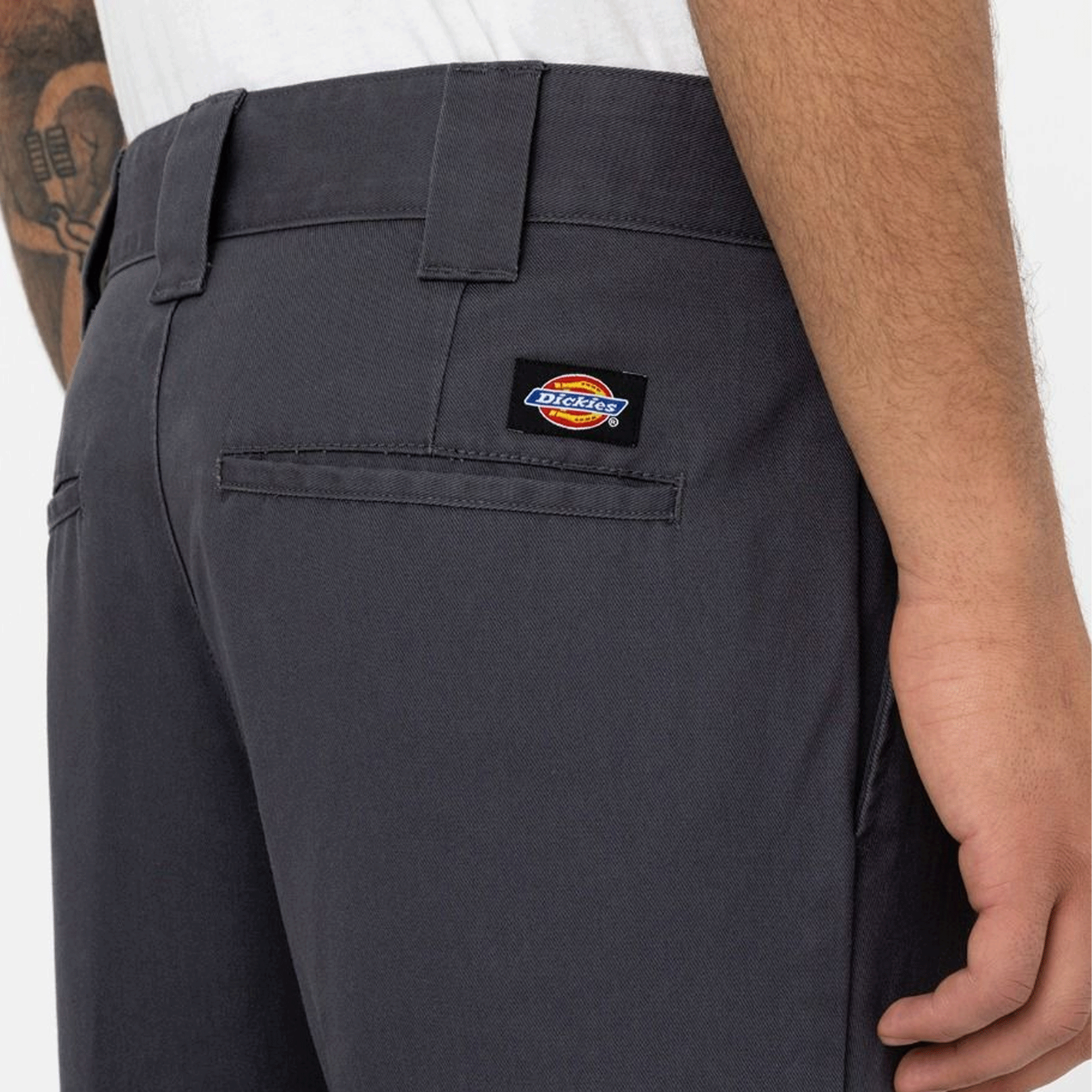 Dickies 872 Men's Slim Fit Work Trousers Charcoal DK0A4XK8CH01