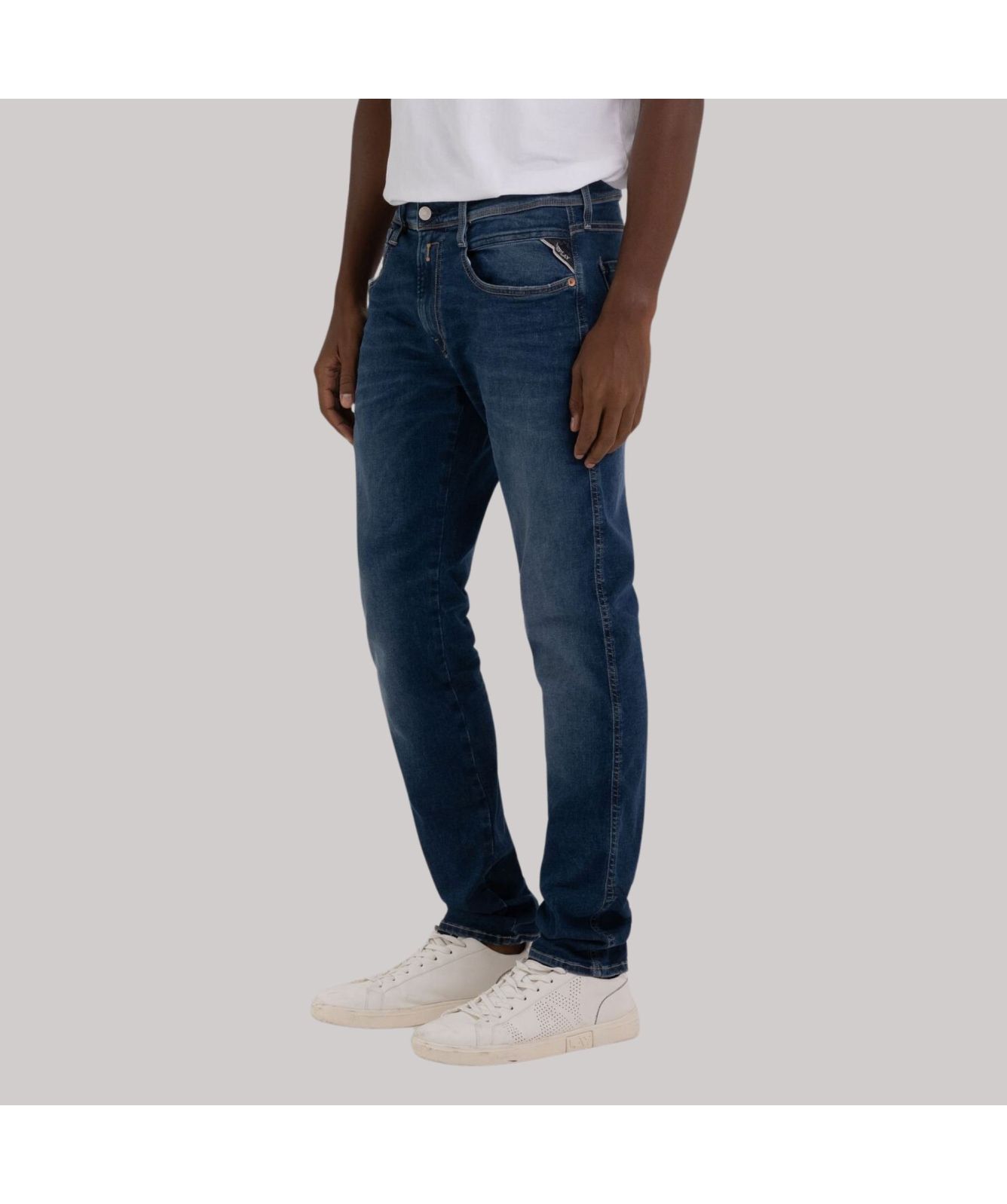 Replay ANBASS HYPERFLEX JEANS - Jeans slim fit