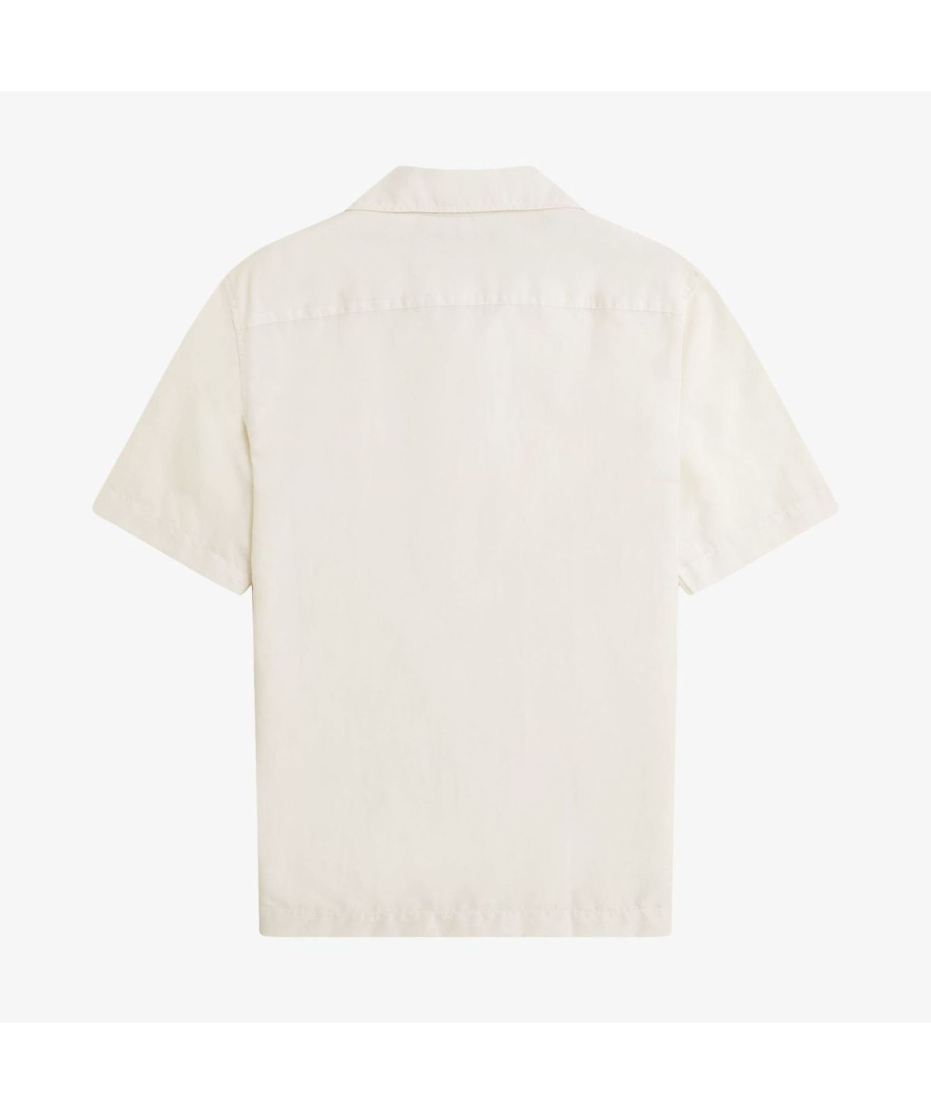 Fred Perry Linen Blend Revere Collar Shirt | Light Ecru - M9901-760
