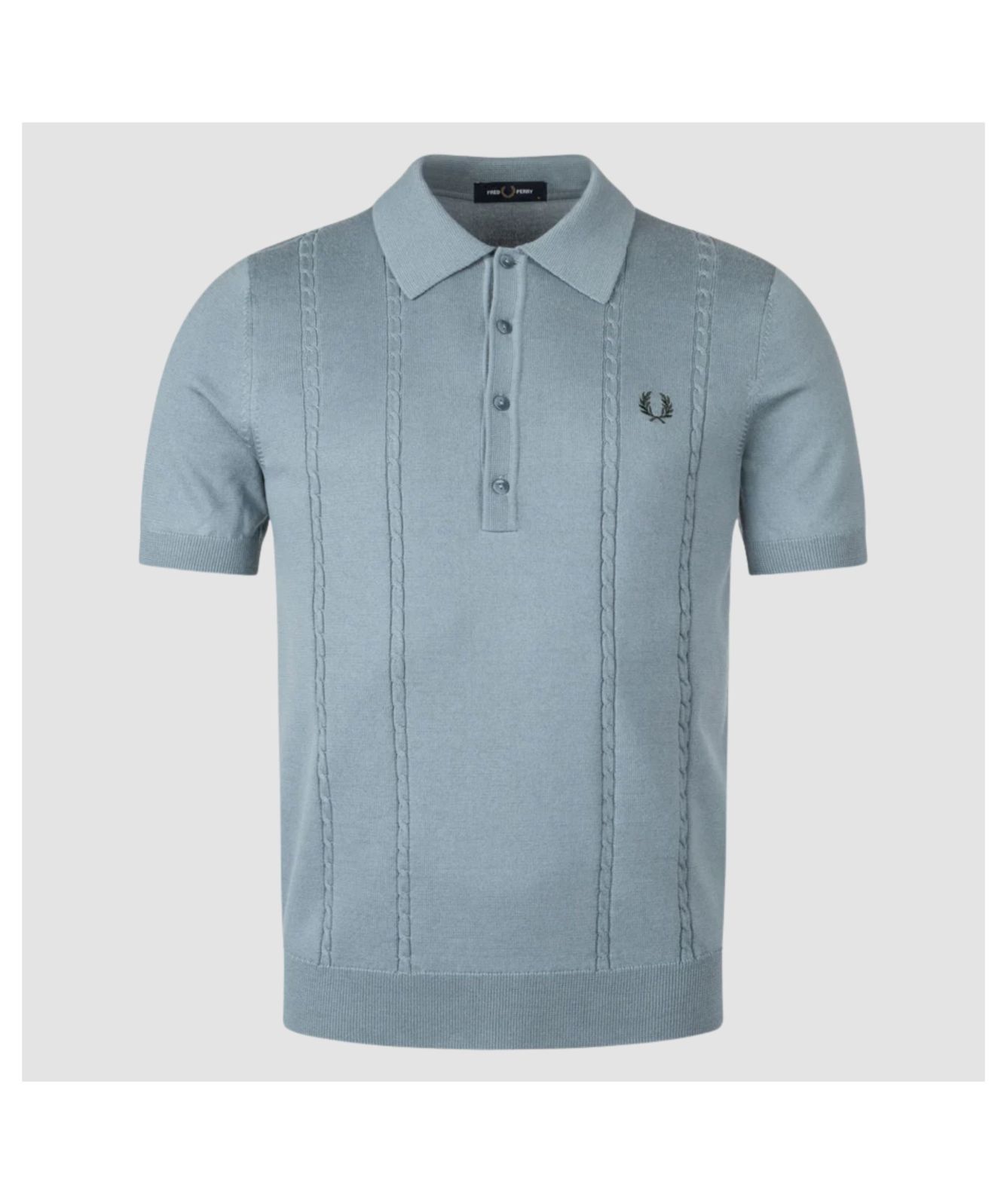 Men's Fred Perry Cable Knit Shirt | Kular Fashion