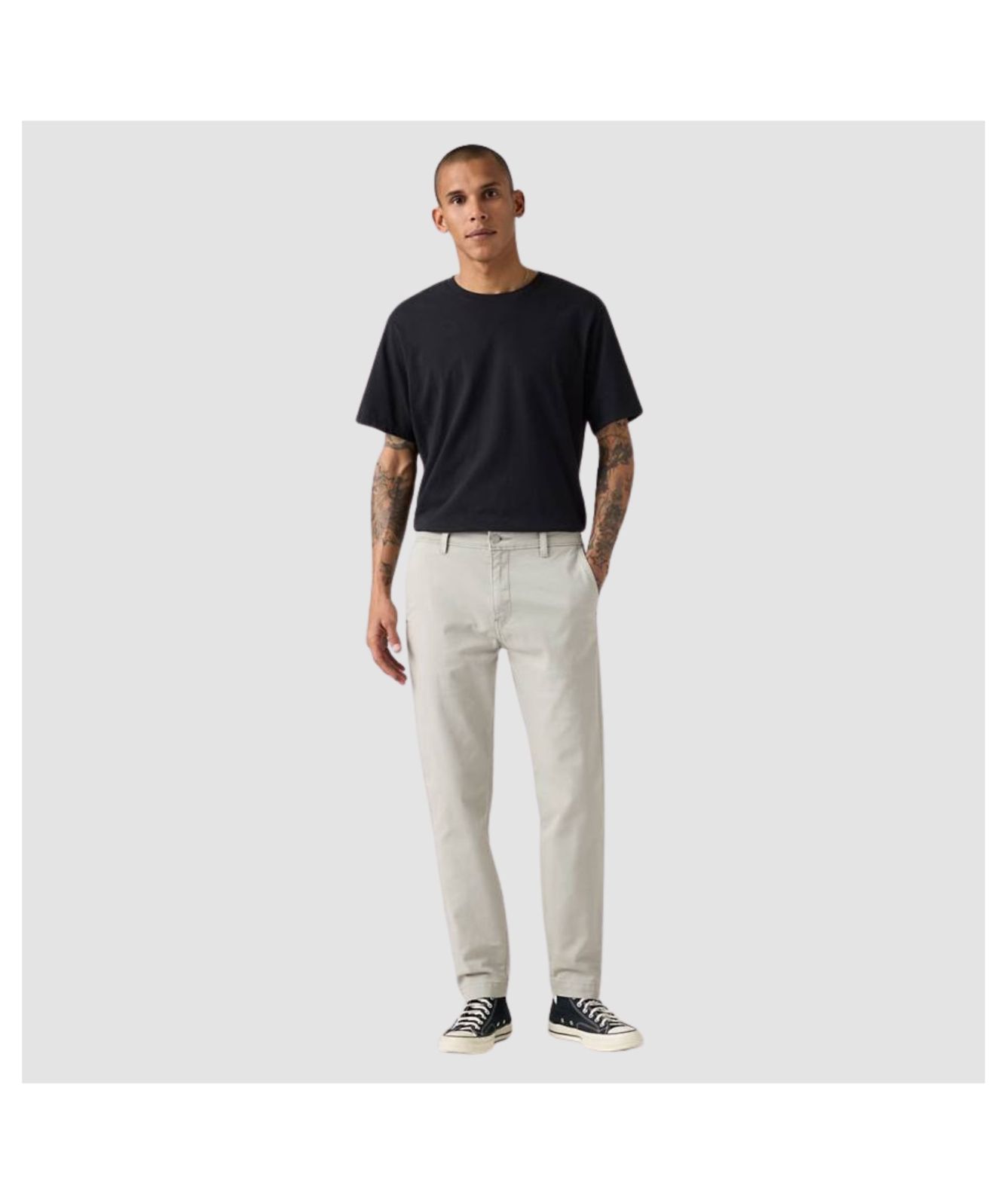 Dead on arrival 24 スラックス風 L Men's Levi's XX Chino Standard Taper - Ghost Grey | Kular Fashion