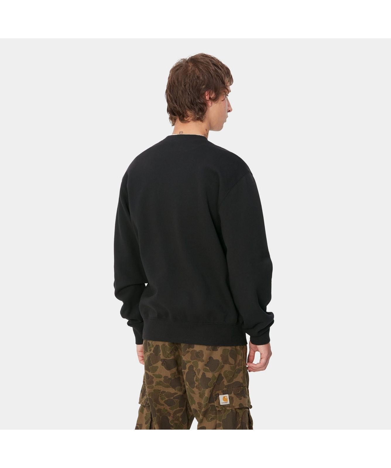 Carhartt WIP Pepe Be Nice To Me Sweatshirt | Grey-1033933-00O