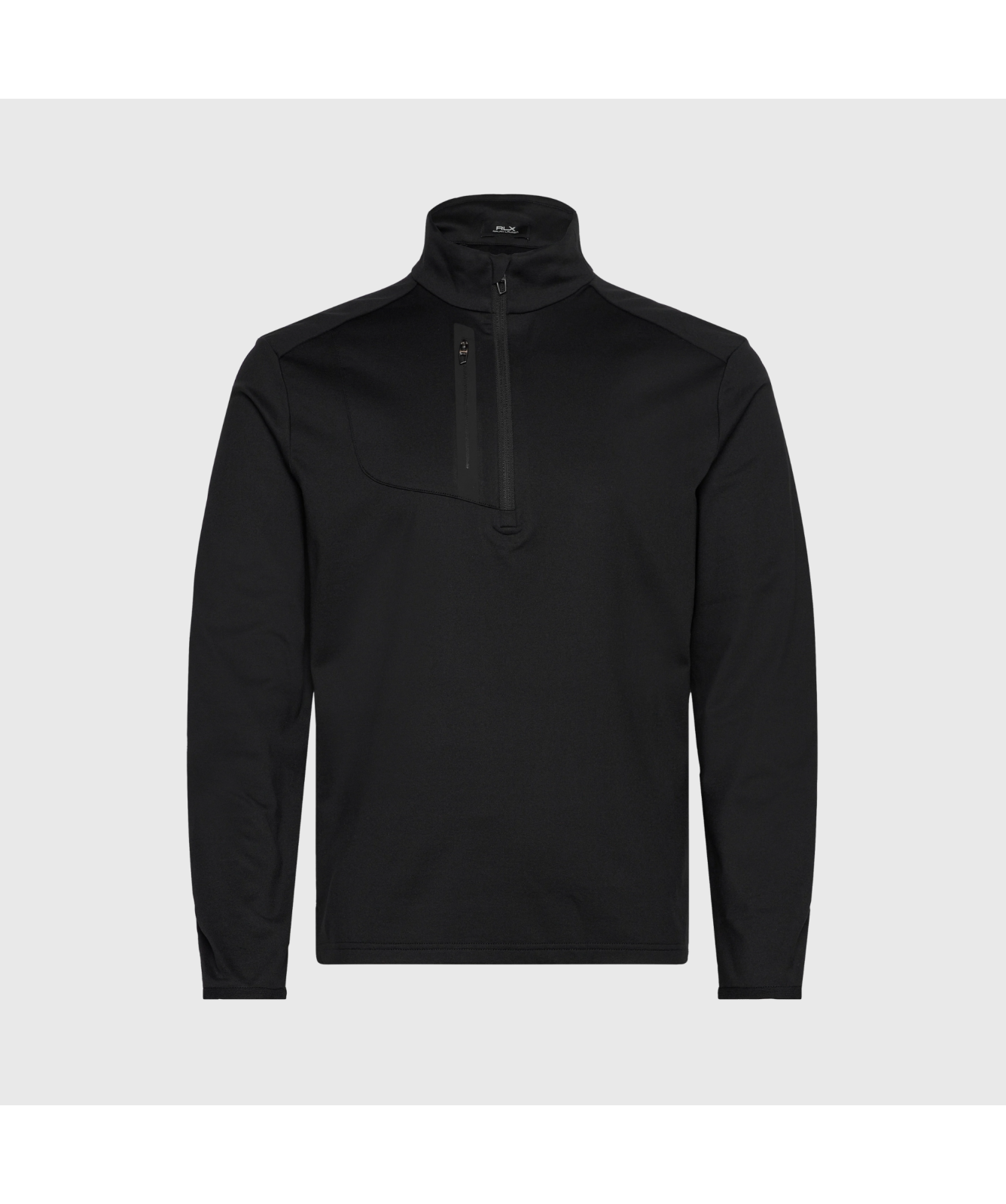 Rlx Ralph Lauren Golf ¼ Zip Stretch Jersey Pullover | Black