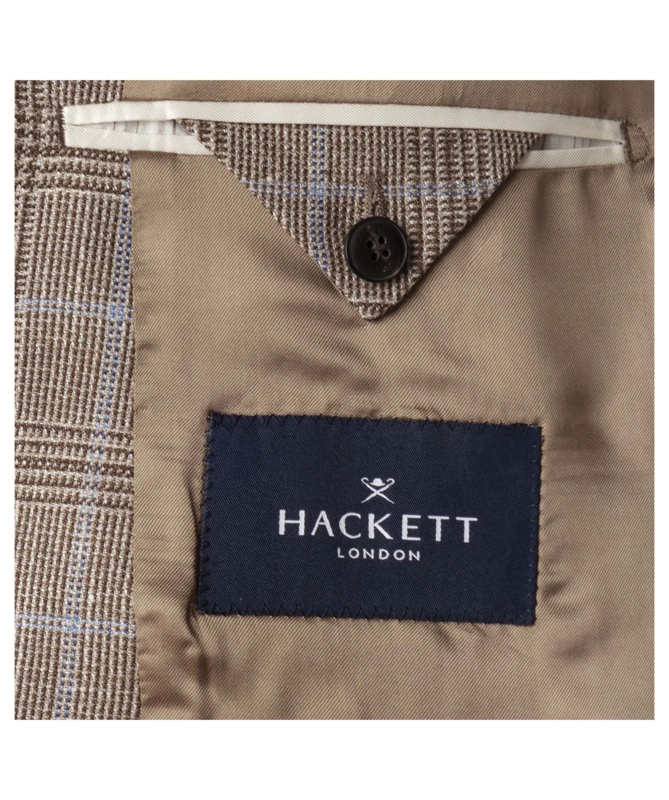 【極美品】Hackett Londonパフォーマンスフランネル　ジャケット Men's Hackett London Classic Fit Check Blazer - Beige | Kular Fashion