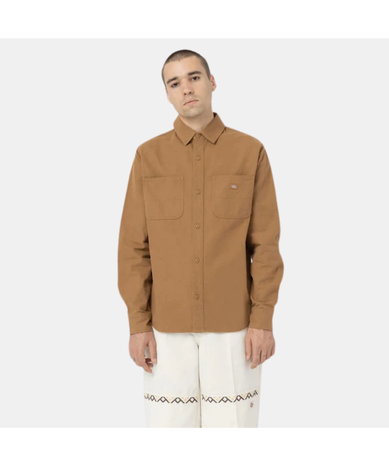 Dickies Duck Canvas Long Sleeve Shirt | (DK0A4Y27) Black-C40