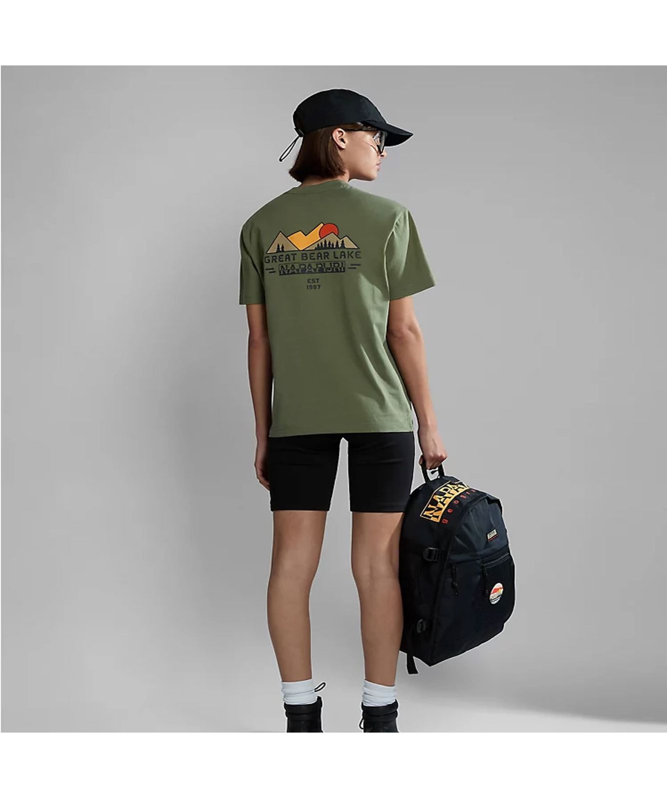 napapijri S Tahi T-Shirt in white whisper np0a4hqan1a1