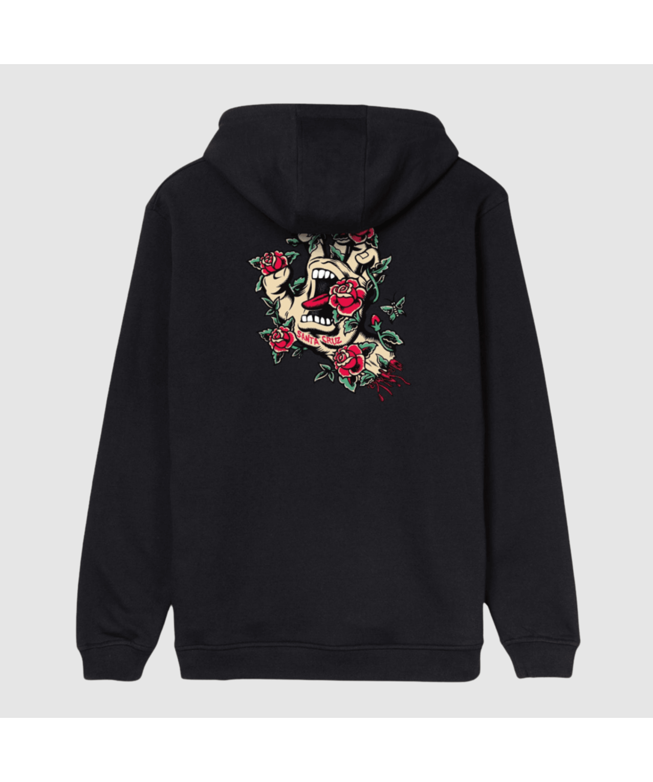 Santa Cruz Screaming Rose Flash Hoodie | (SCA-TEE) Blue-2041 Santa Cruz Screaming Rose Flash Hoodie | (SCA-TEE) Blue-2041