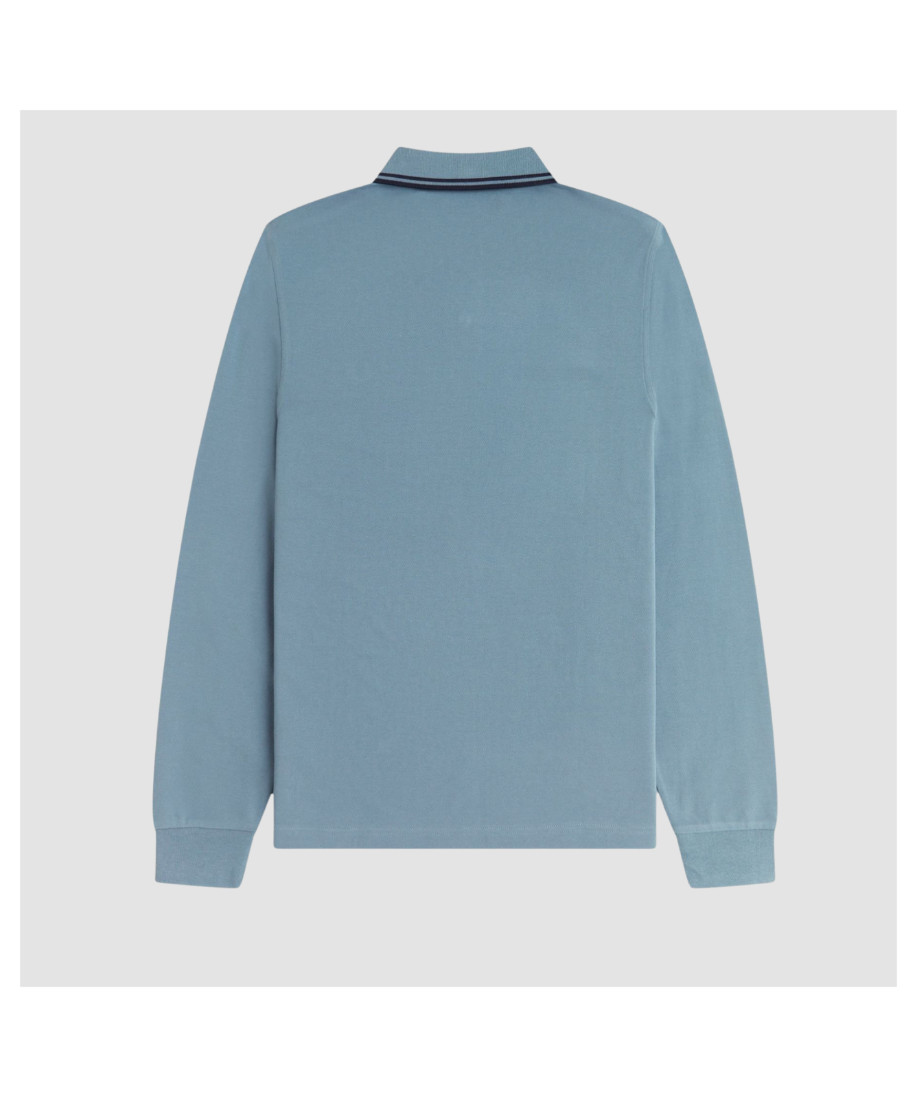 Fred Perry Long Sleeved Polo Shirt - Blue | Kular Fashion
