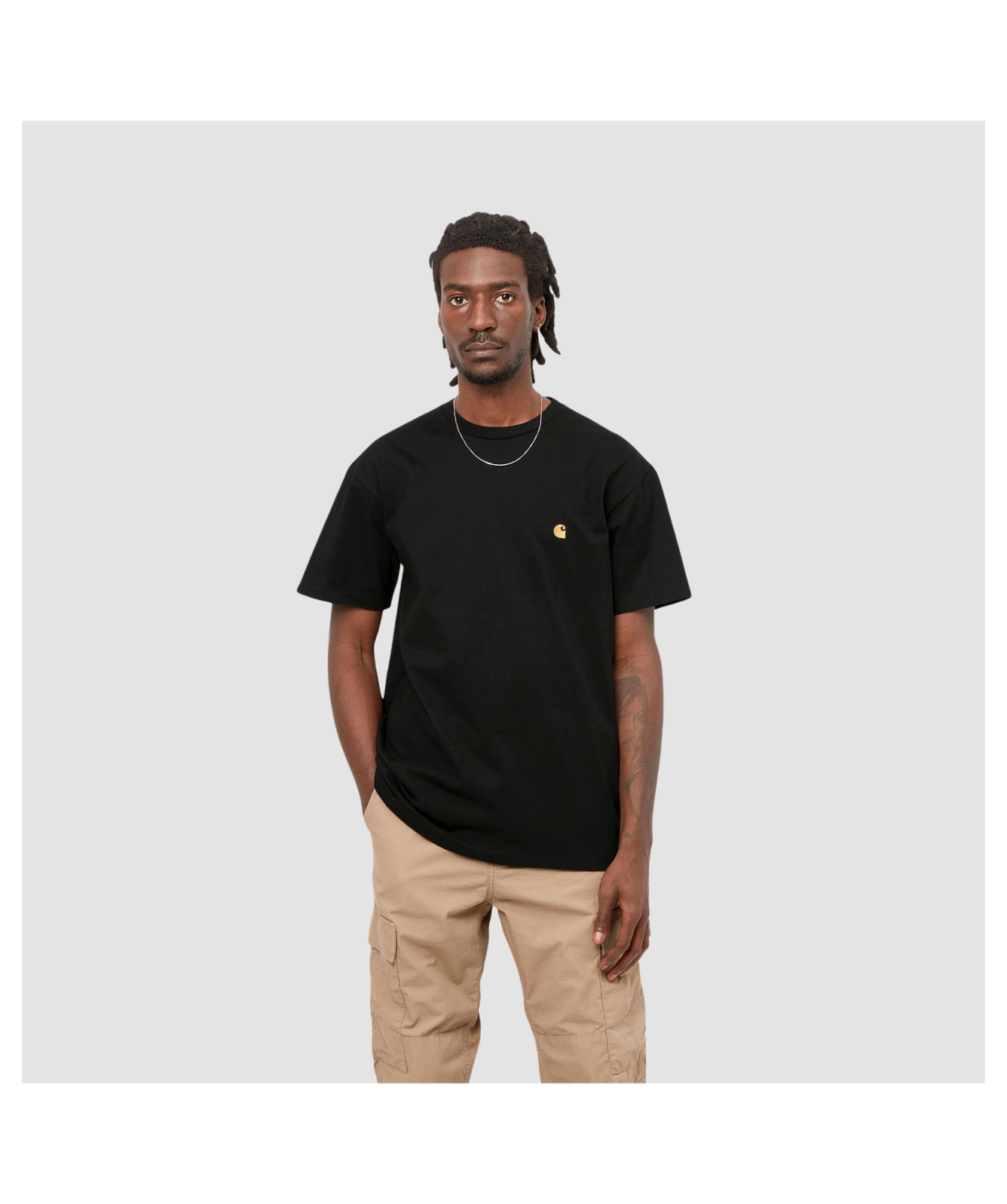 Carhartt WIP Chase T-Shirt | Black - ﻿I026391.00F.XX, Navy