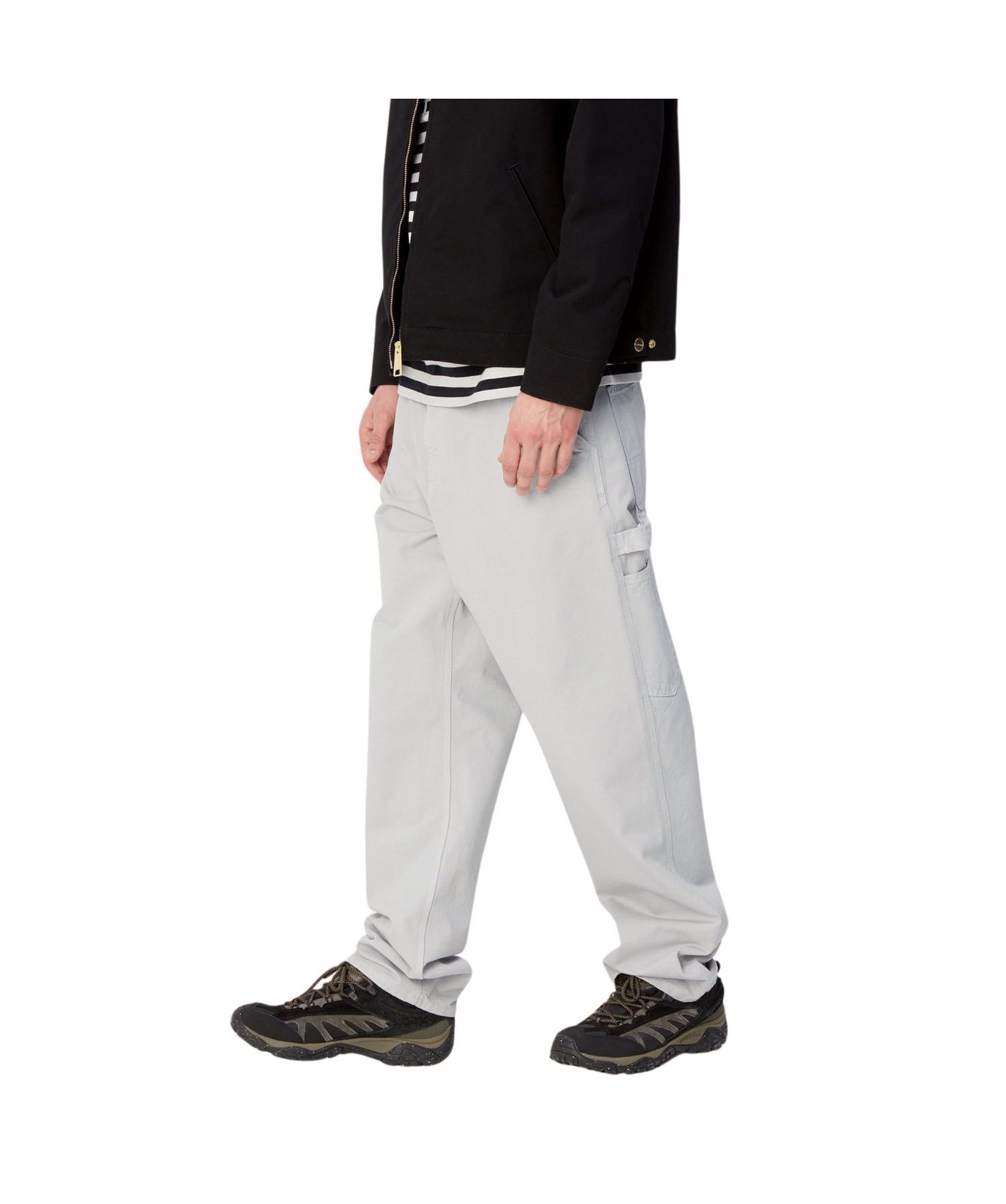 パンツ single preated pants carhartt Single Knee Pants in beige 1031497-1yh3k, blue