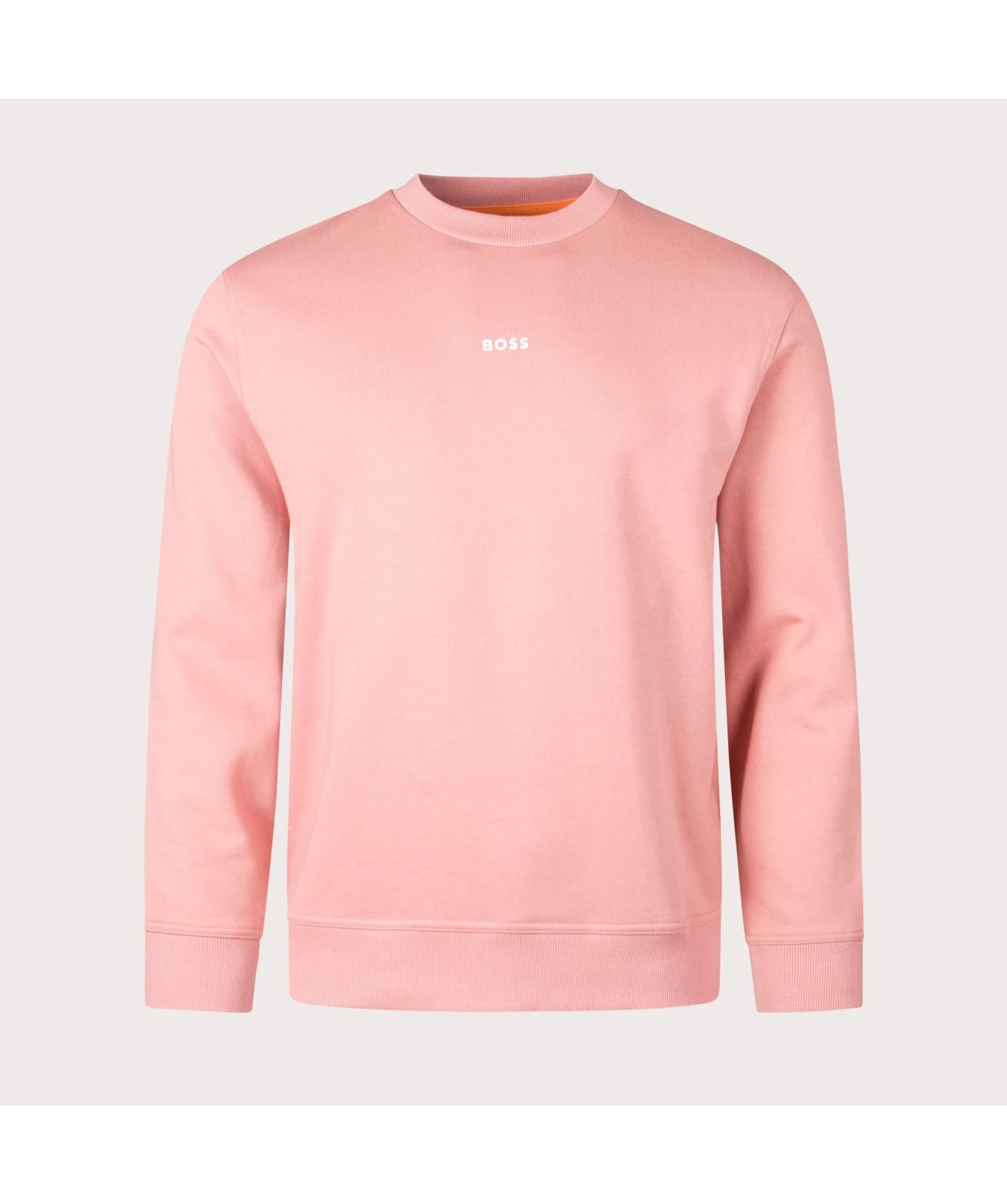 Cotton Sweatshirt Boss Sweatshirt Herren Sale BOSS Relaxed-Fit