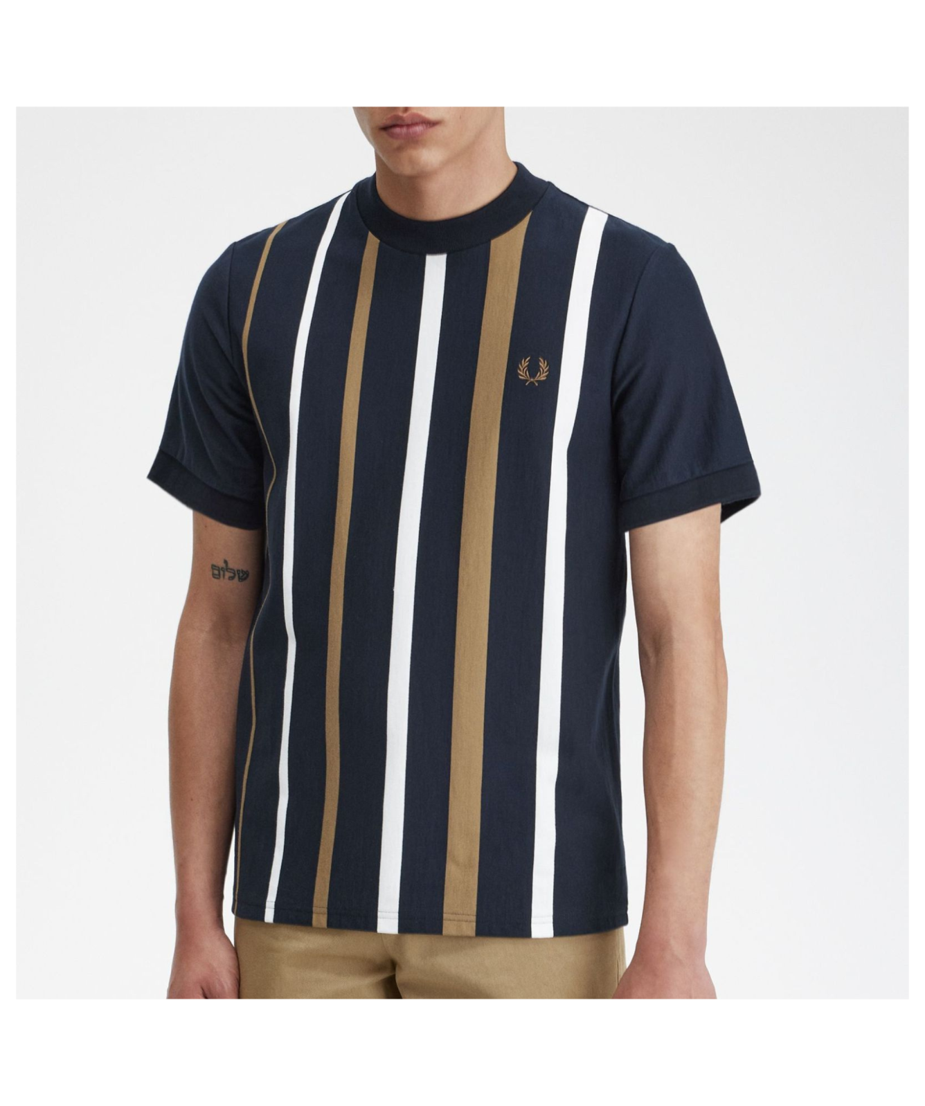 トップス Fred Perry Gradient Stripe Ls Polo Shirt Fred Perry Gradient Stripe LS Polo Shirt - Navy – The Forum
