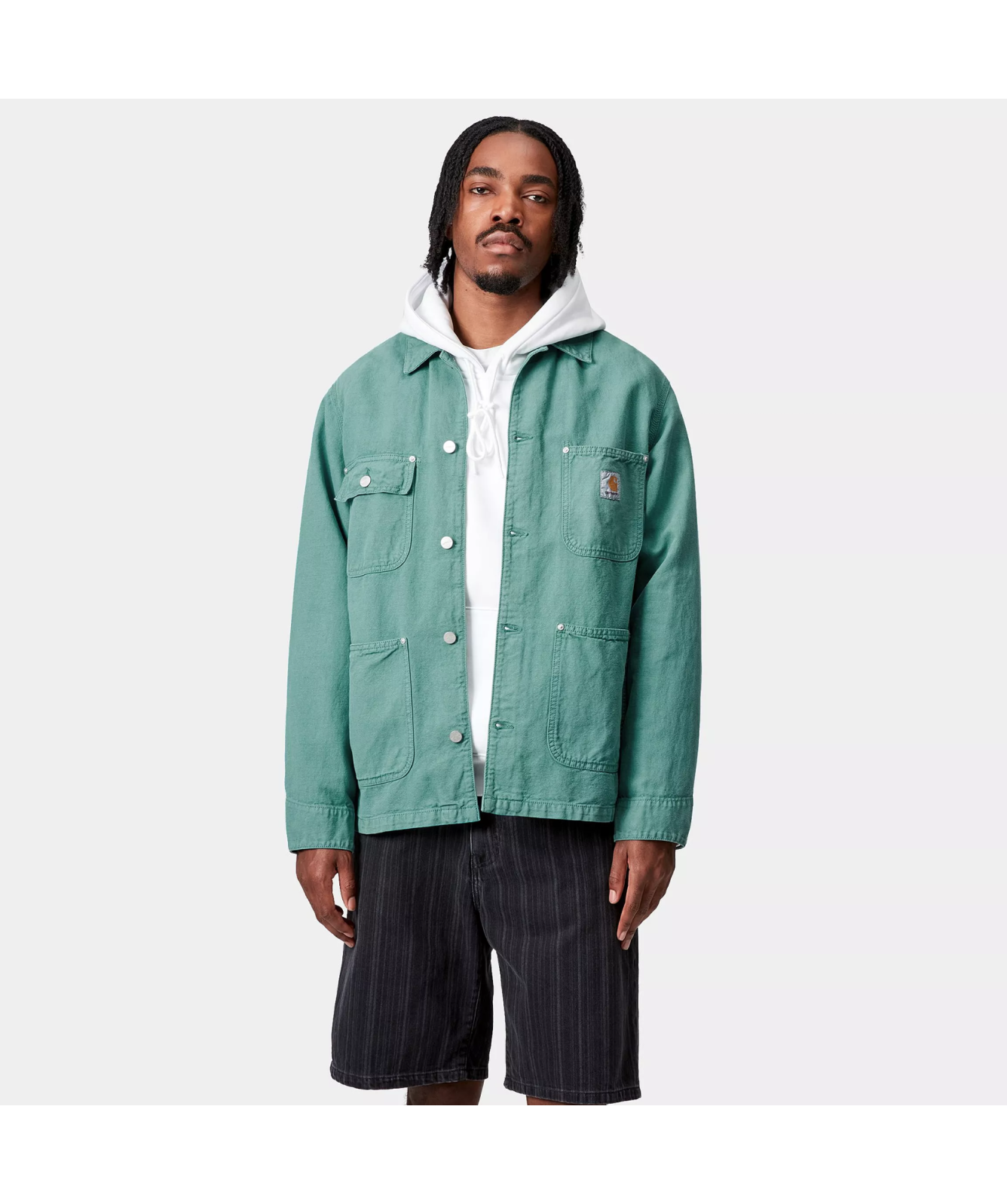 Carhartt WIP Walter Chore Coat |Saguro - I035552_2ZU_GD, Pink Fog