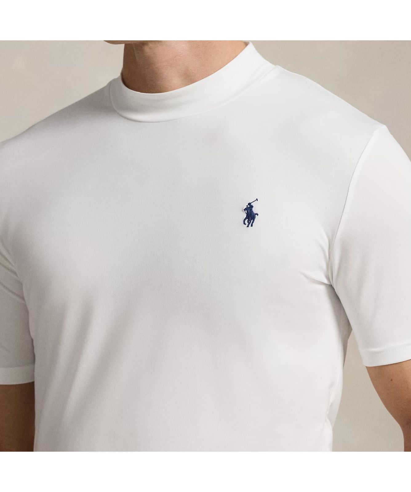 RLX by Ralph Lauren Tailored Fit Performance Mockneck T-Shirt