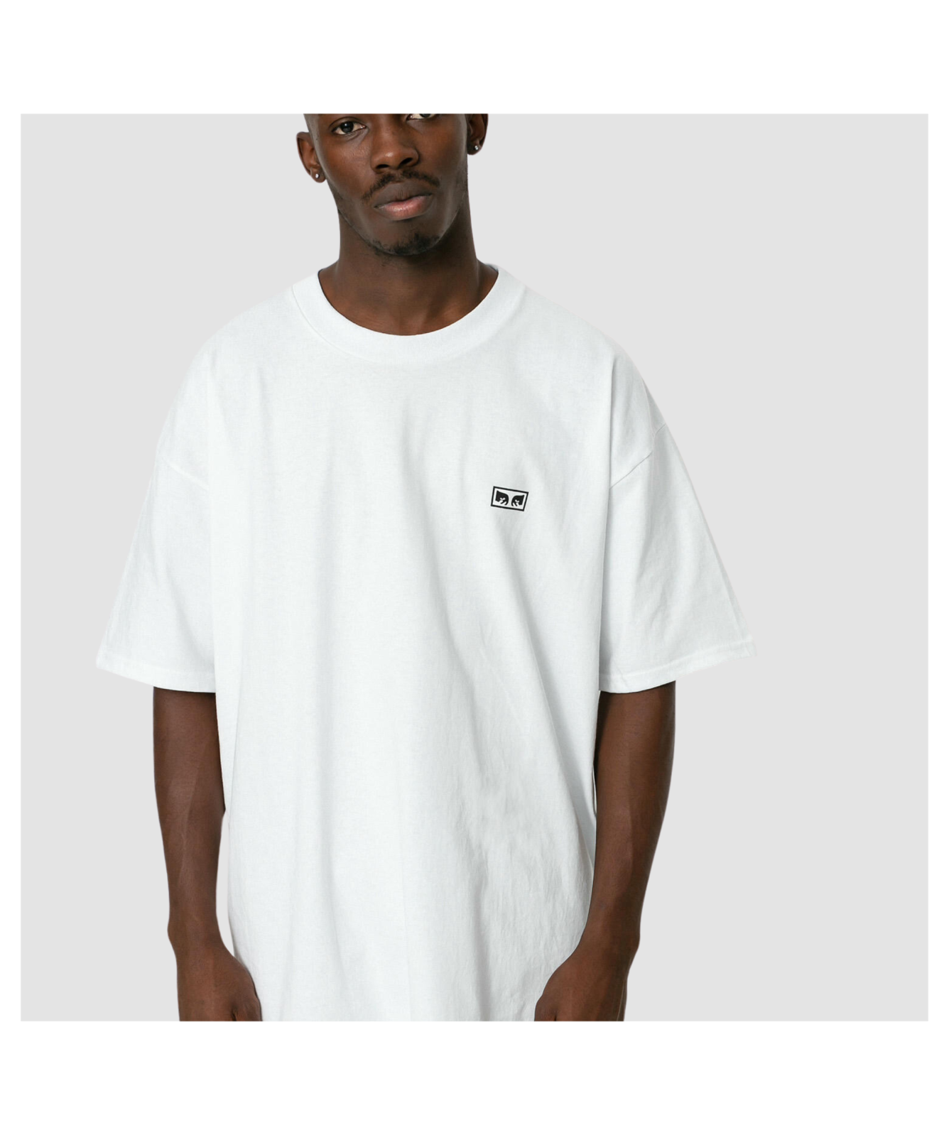 OBEY Men's Eyes 3 Icon T-Shirt | Black, Navy, White, Blue- 165261926