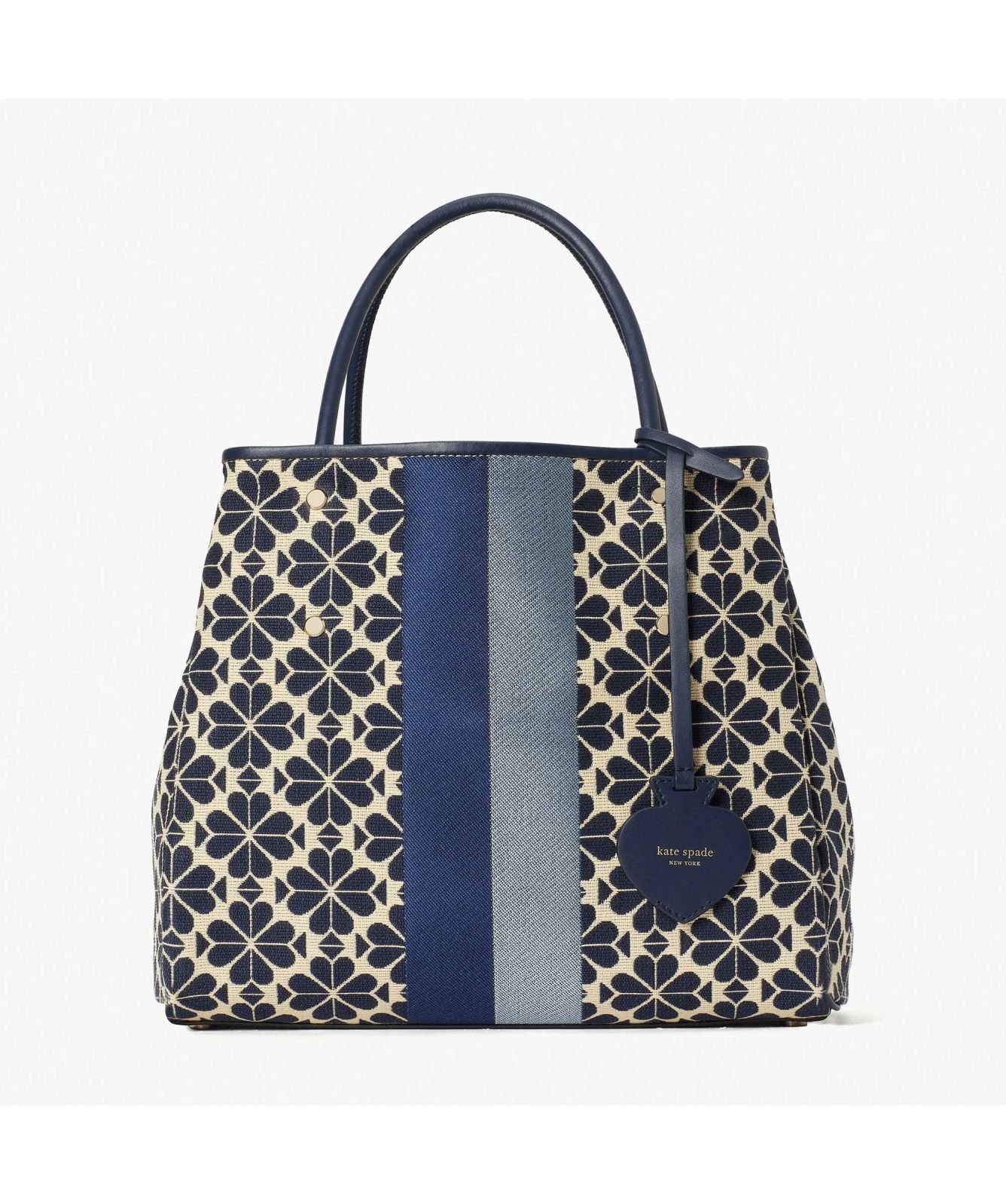 Kate Spade New York Flower Jacquard Everything Stripe Medium