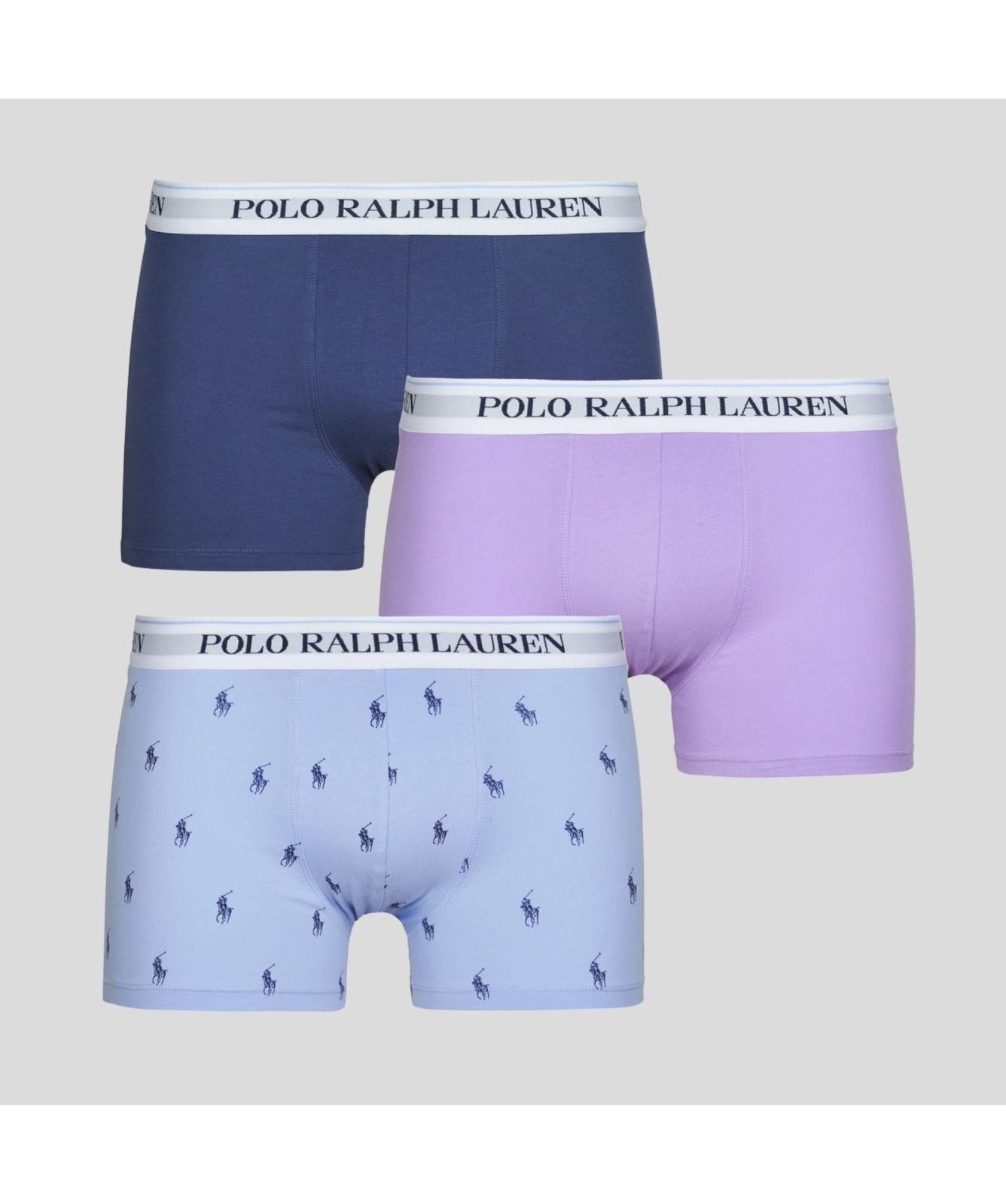 Polo Ralph Lauren 3-Pack Stretch Cotton Trunks | Green