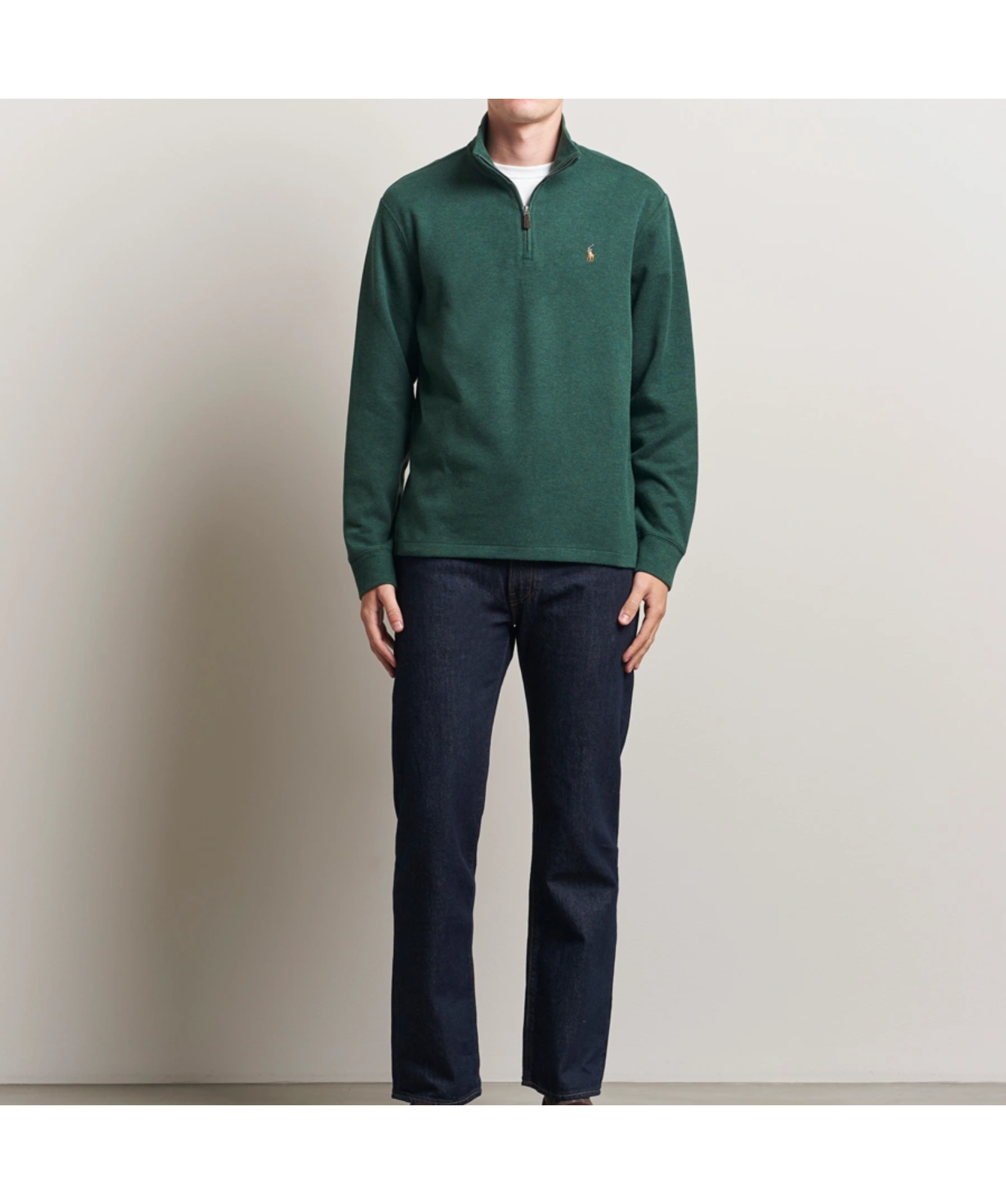 Polo Ralph Lauren Estate-Rib Quarter Zip Knit Pullover | Scotch