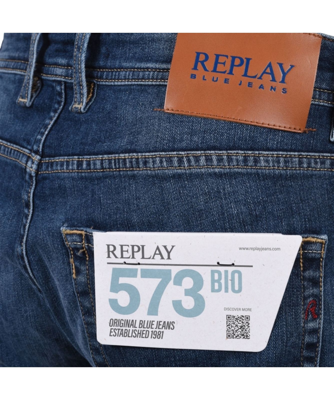 Replay Rocco 573 Bio Comfort Fit Jean | Dark Stone-M1005.573 322