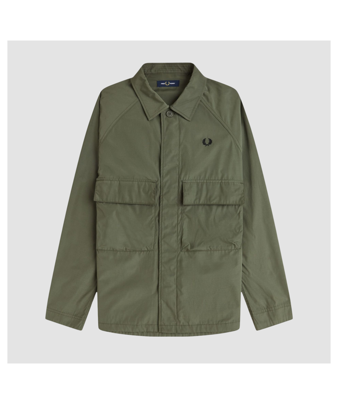 Fred Perry Raglan Utility Overshirt for Men | Men's Fred Perry