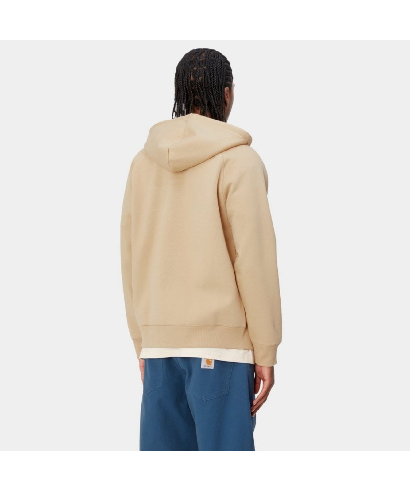 Carhartt WIP Hooded Chase Full-Zip Jacket | Ash Heather