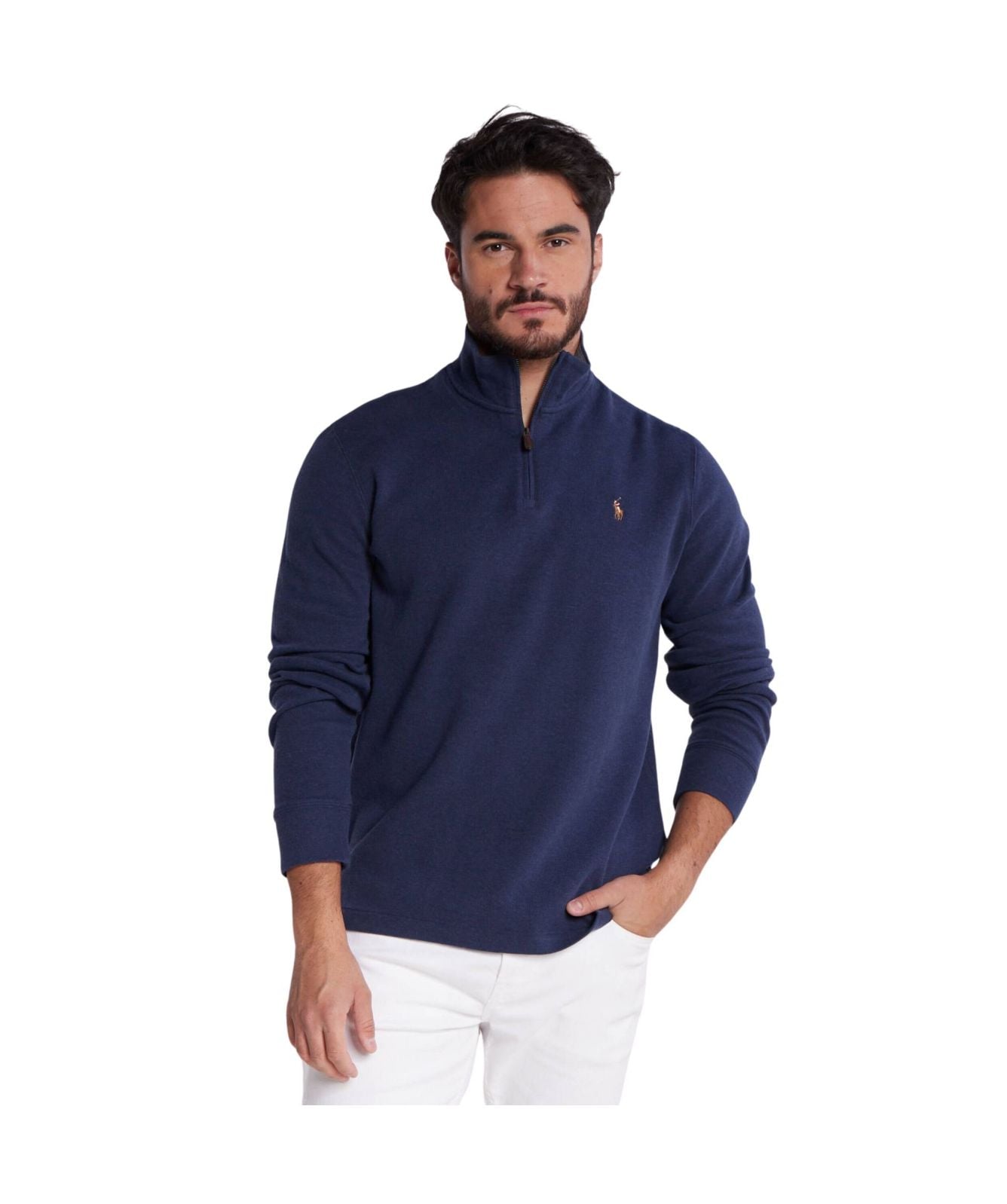 Polo Ralph Lauren Estate Rib Qtr Zip Sweater - 710877001015