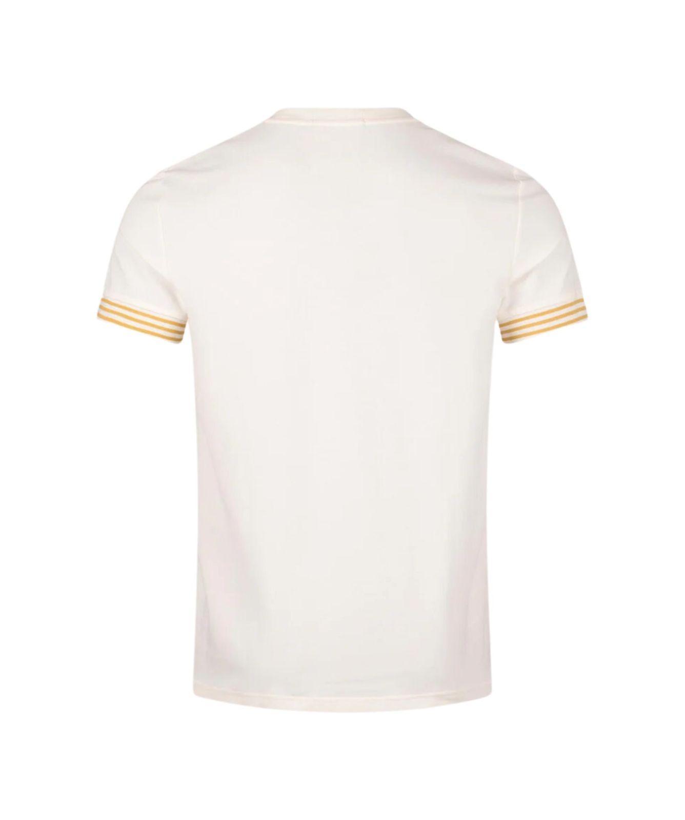 ◇FRED PERRY◇ Sharp Striped Cuff T-Shirt R96 AFPM2437707R96 Striped Cuff T-Shirt - Black | Men's T-Shirts | Designer T