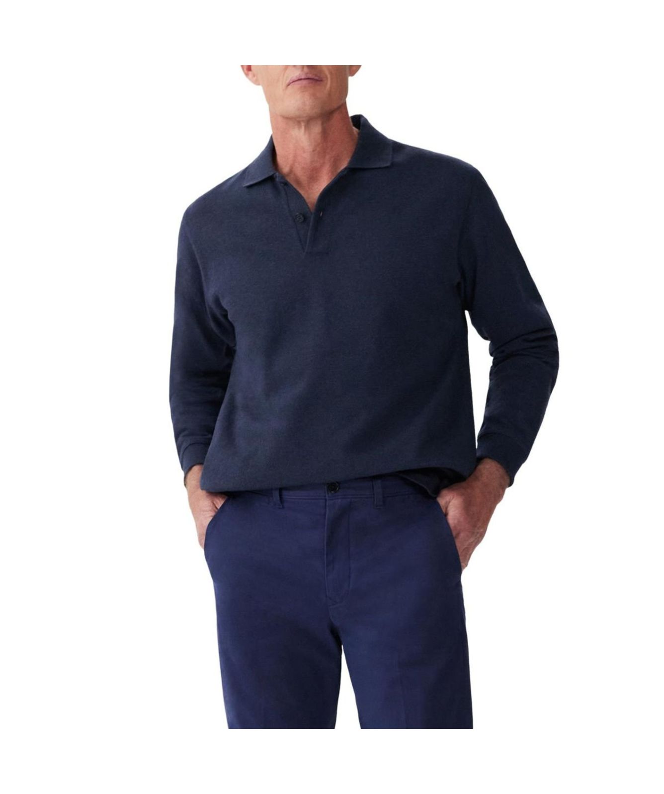 R.M Williams Percy Rugby Shirt | Navy - KR200JE4504M