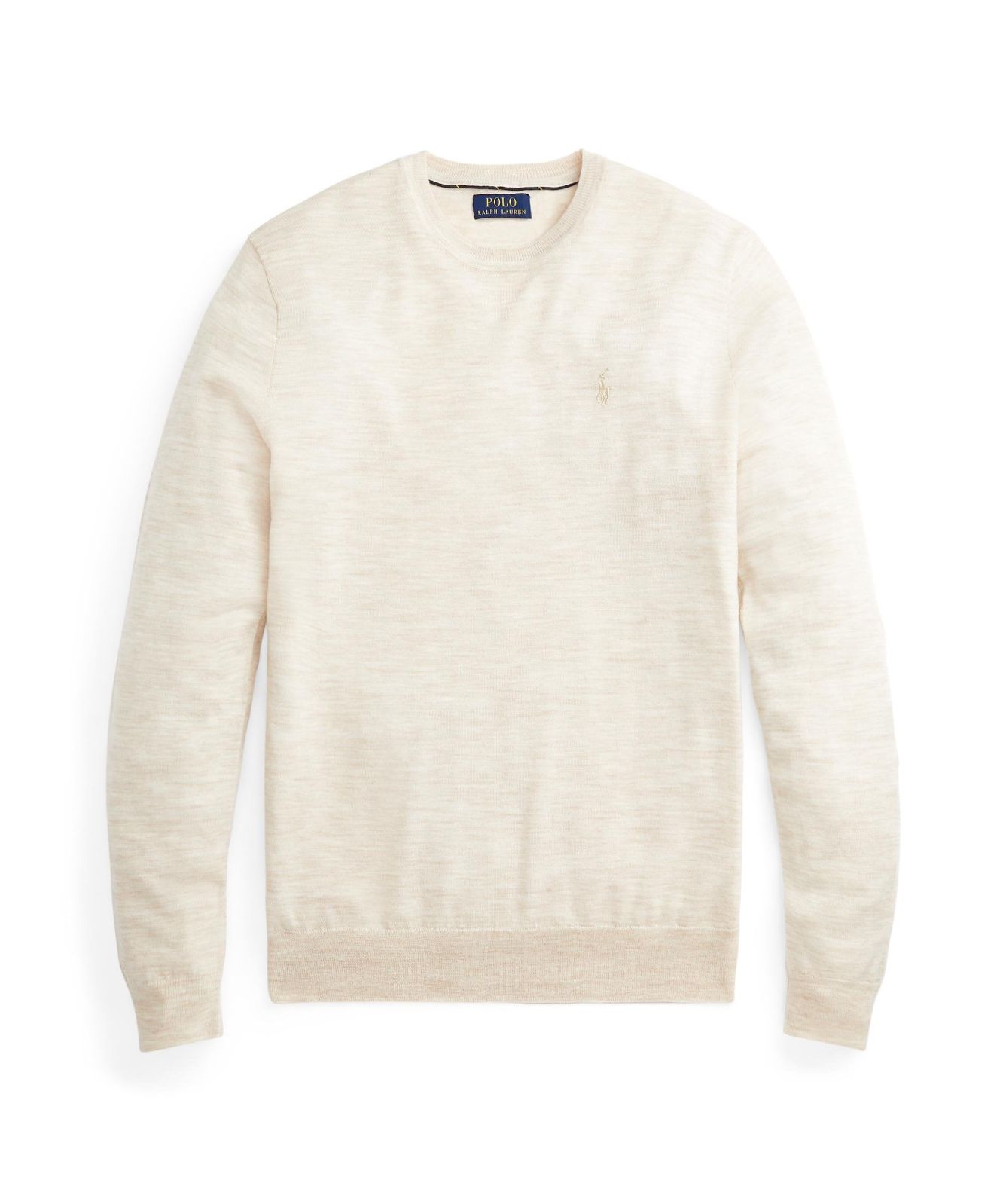 POLO Ralph Lauren Slim Washable Merino Sweater Natural