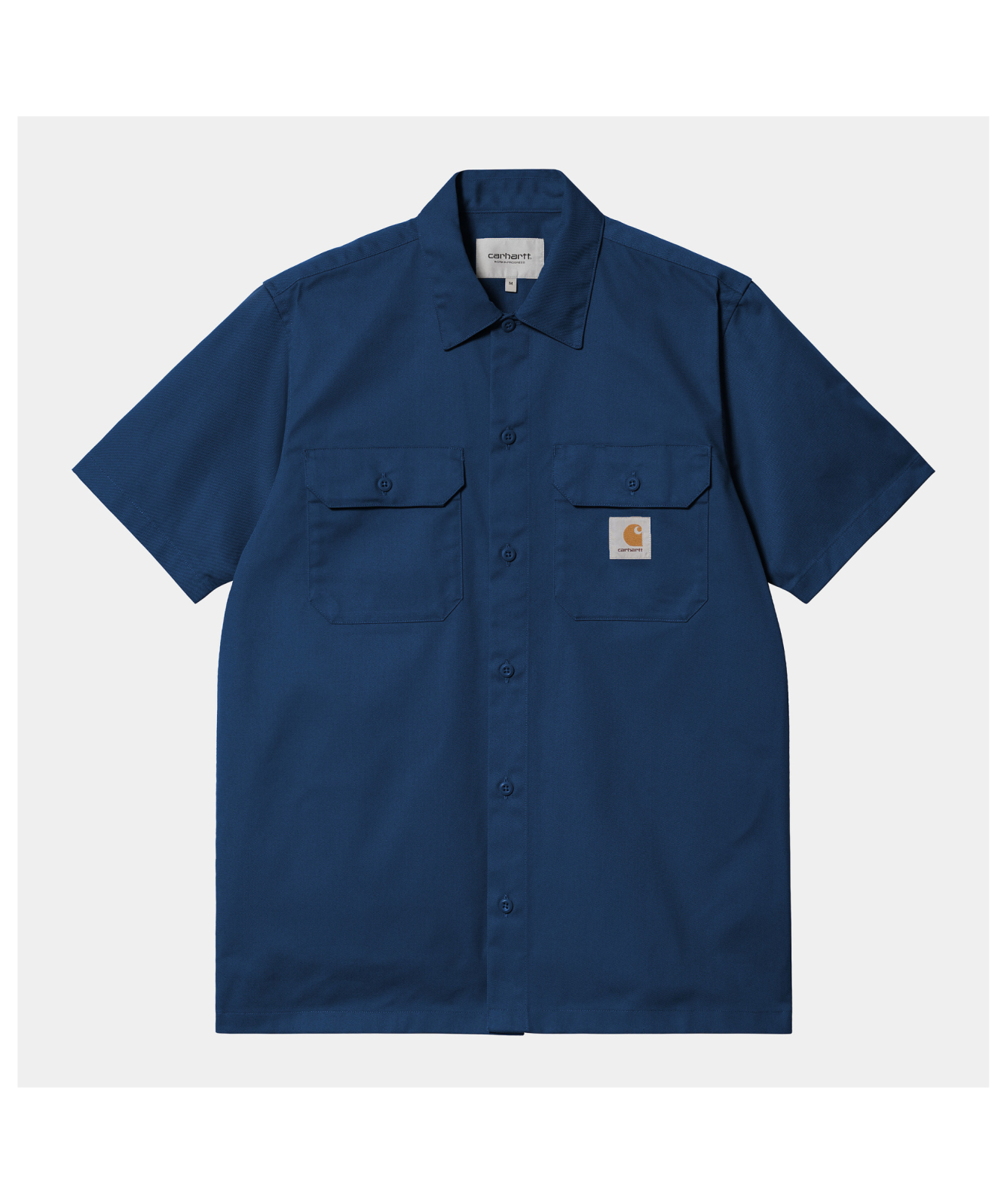 Carhartt WIP Men's S/S Master Shirt | Silver or Blue - I027580