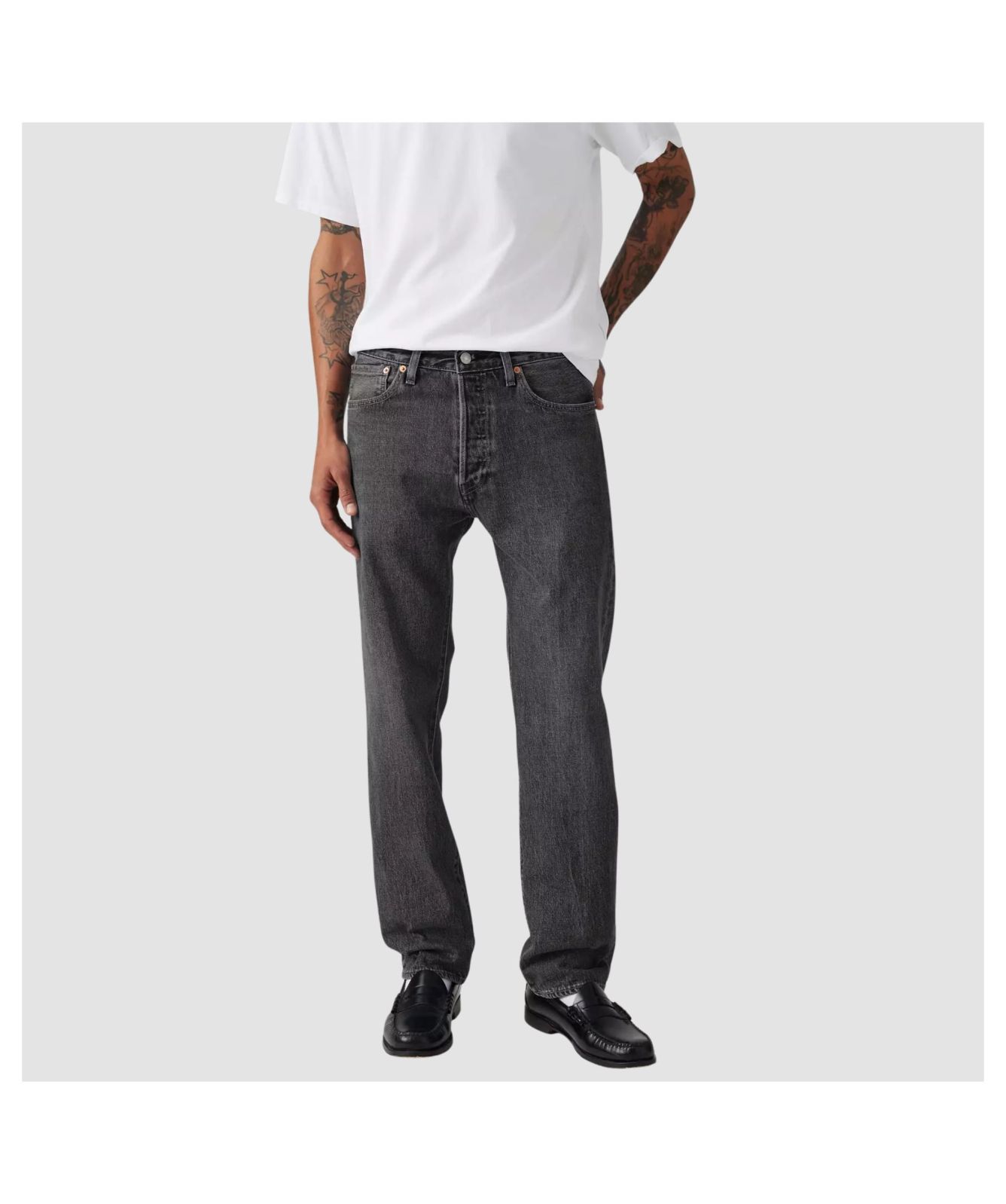Men's Levi's 501 Original Jeans - Black | Kular Fashion