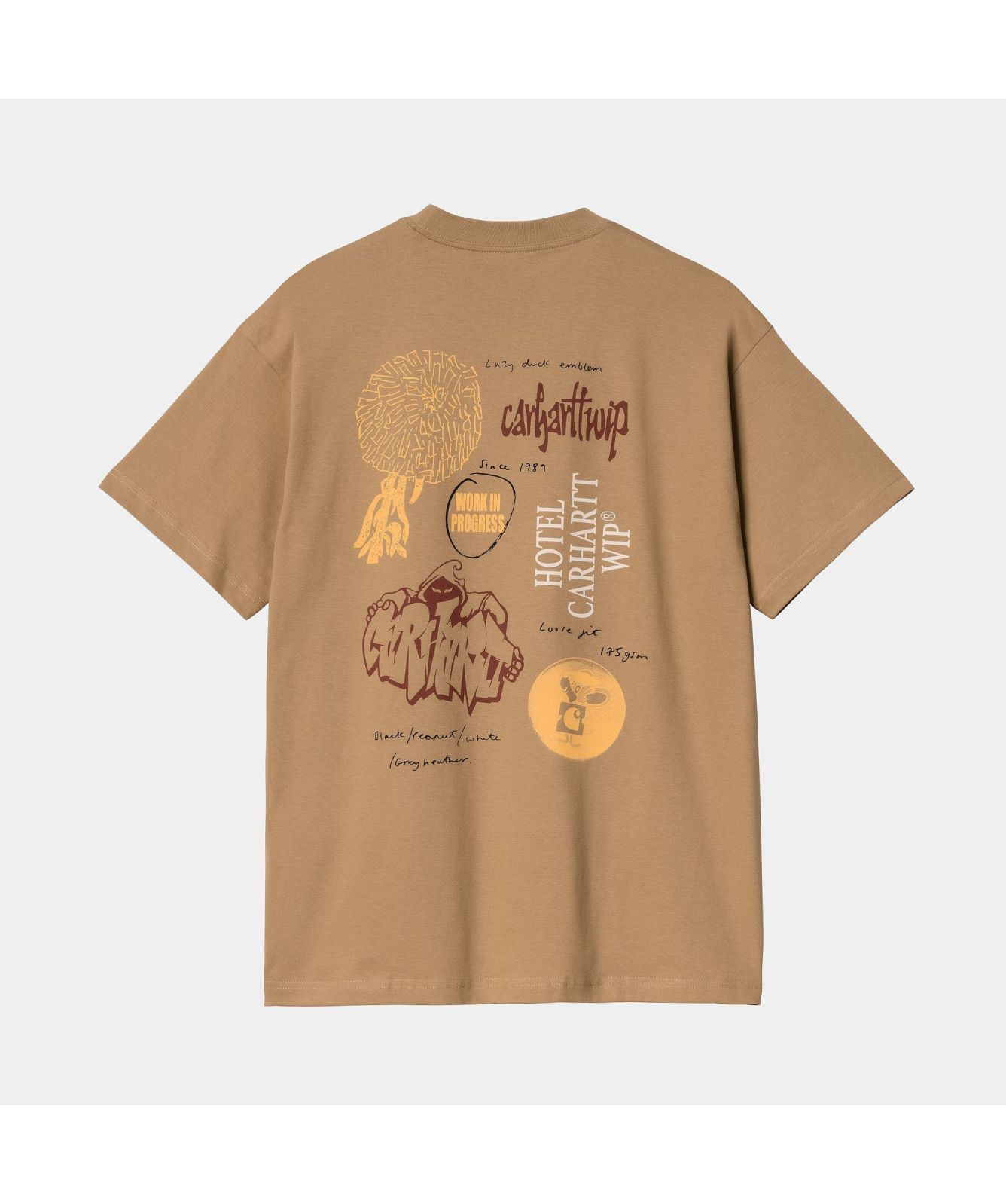 Carhartt WIP Archivo T-Shirt | Black, Grey, White I033976_V6_XX