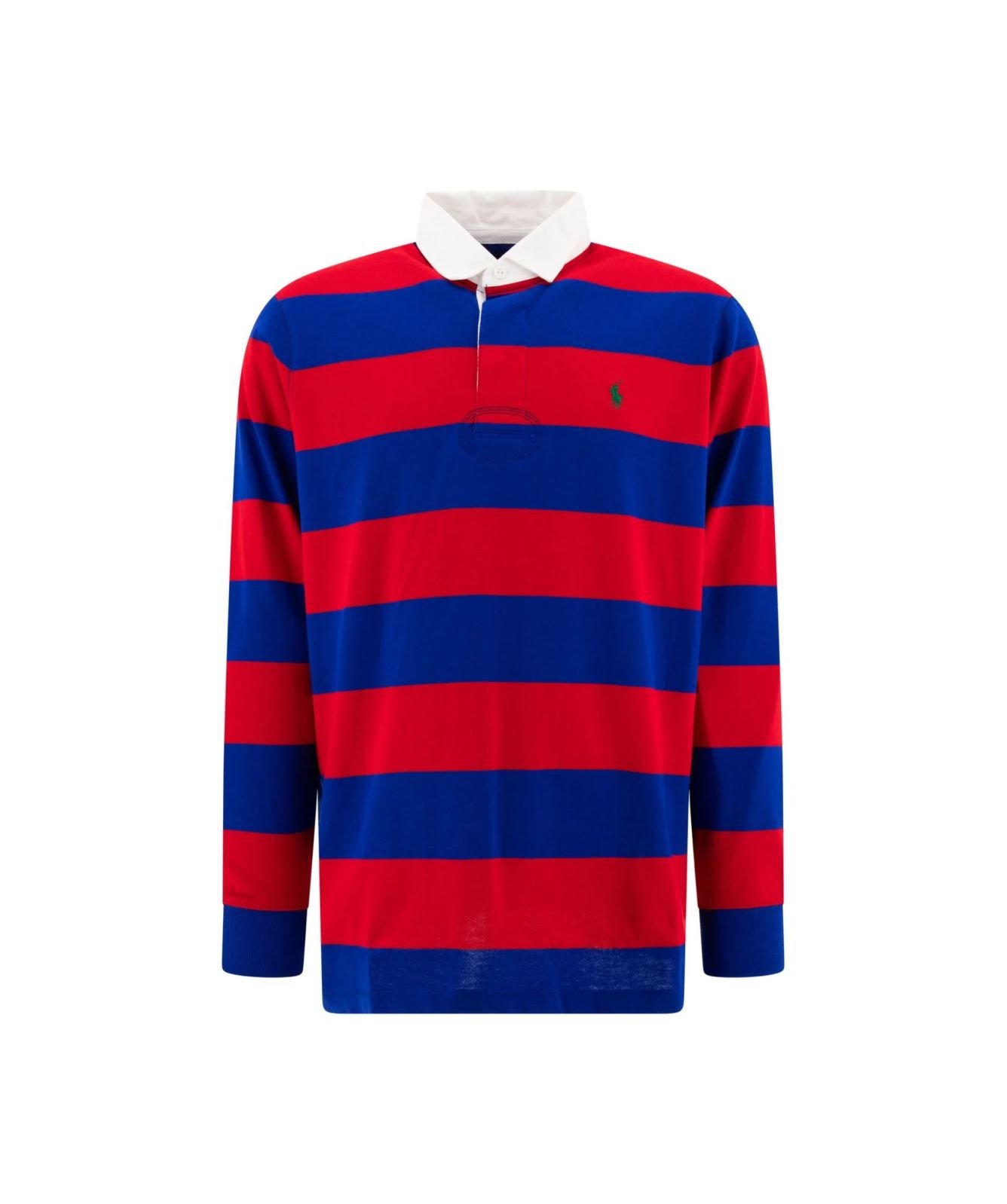 Polo Ralph Lauren Stripe Rugby Polo Sweatshirt | green