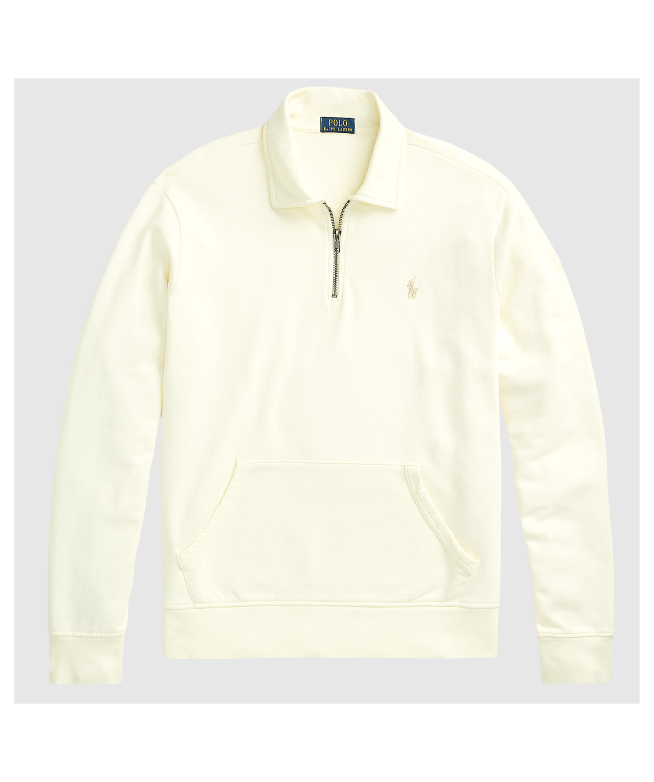 Polo Ralph Lauren Quarter Zip Sweatshirt | Cream - 710934601001