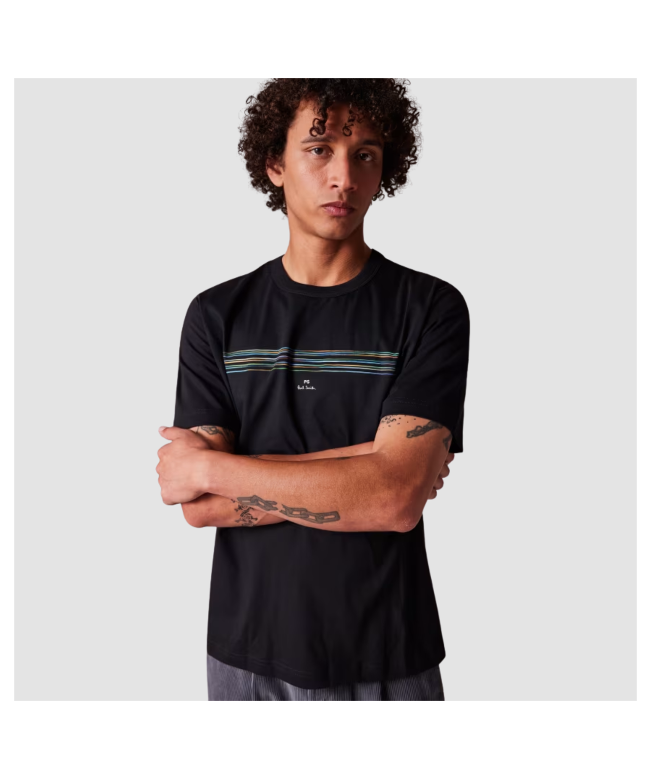 T-shirt Graphique Paul Smith Homme - Noir, Coton, Taille S - Occasion Très Bon état